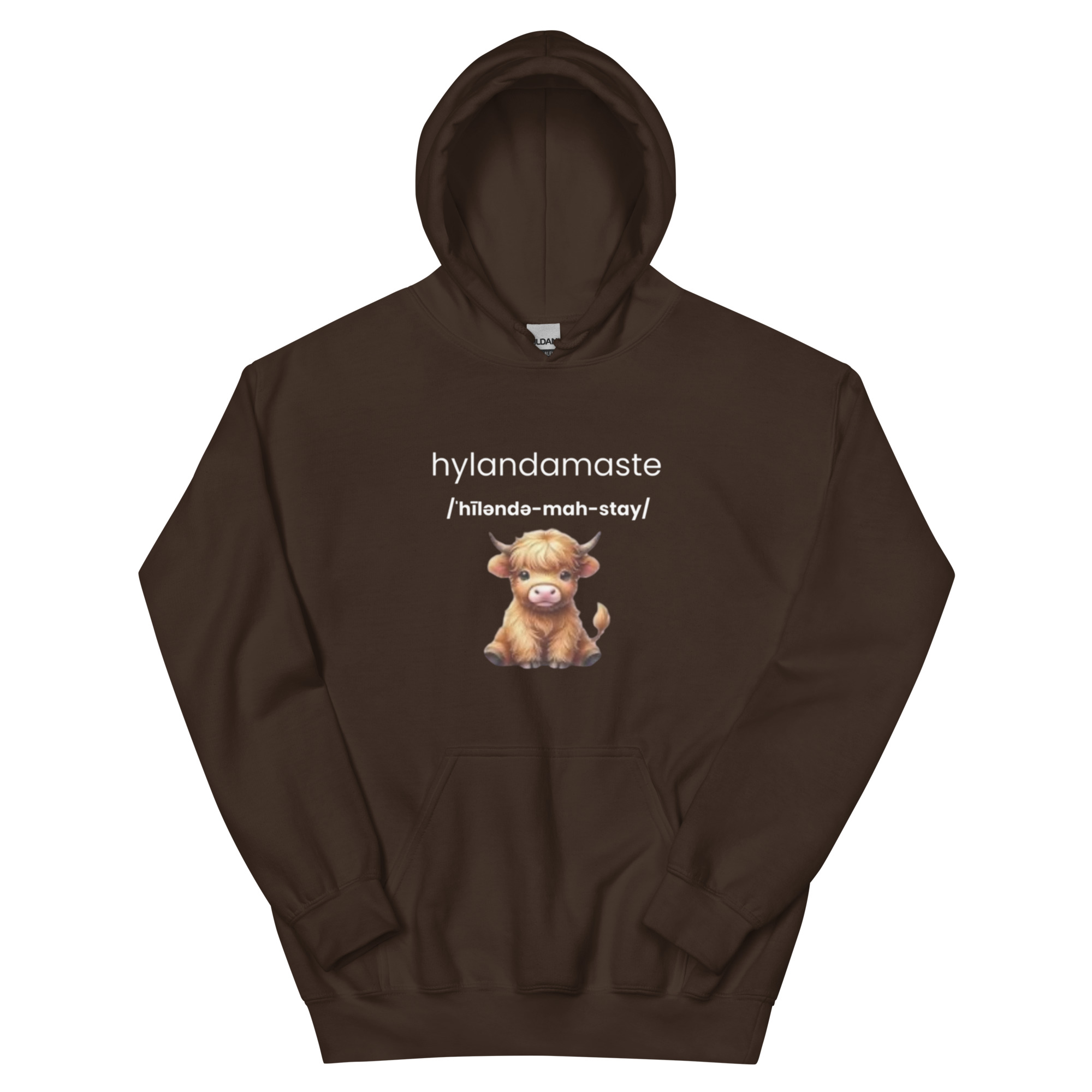 Hylanamaste Yoga Inspired Namaste Unisex Hoodie - Image 4