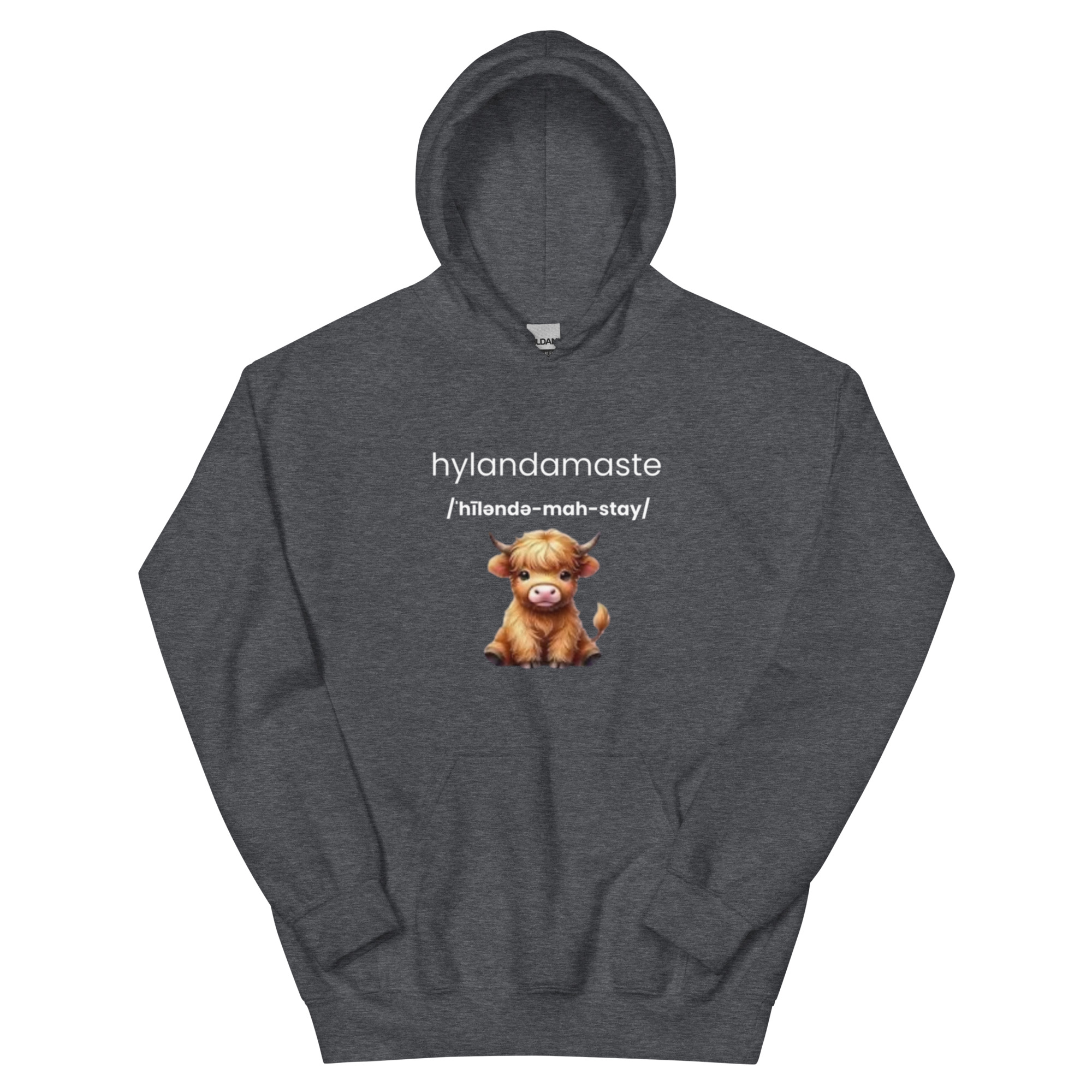 Hylanamaste Yoga Inspired Namaste Unisex Hoodie - Image 8