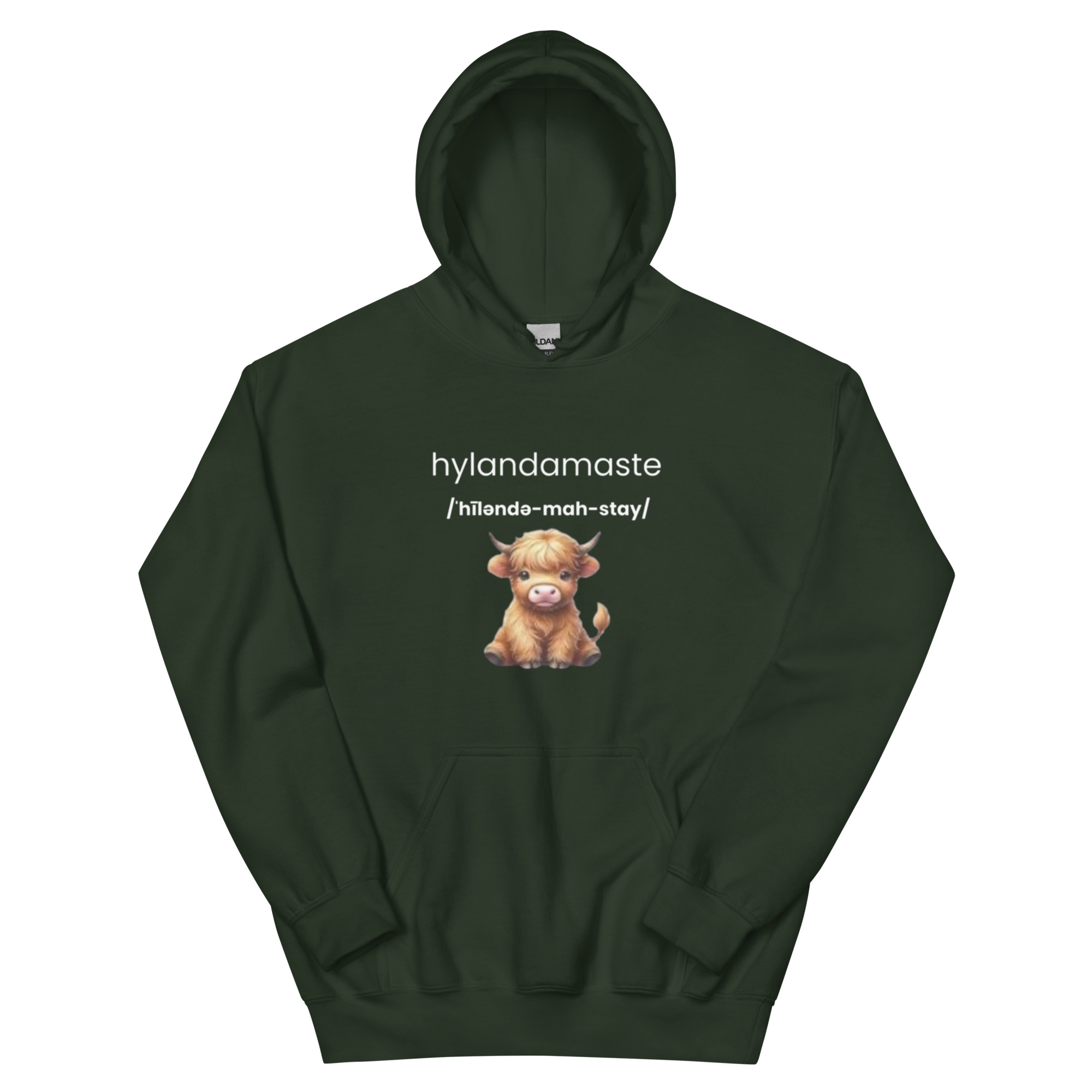 Hylanamaste Yoga Inspired Namaste Unisex Hoodie - Image 5