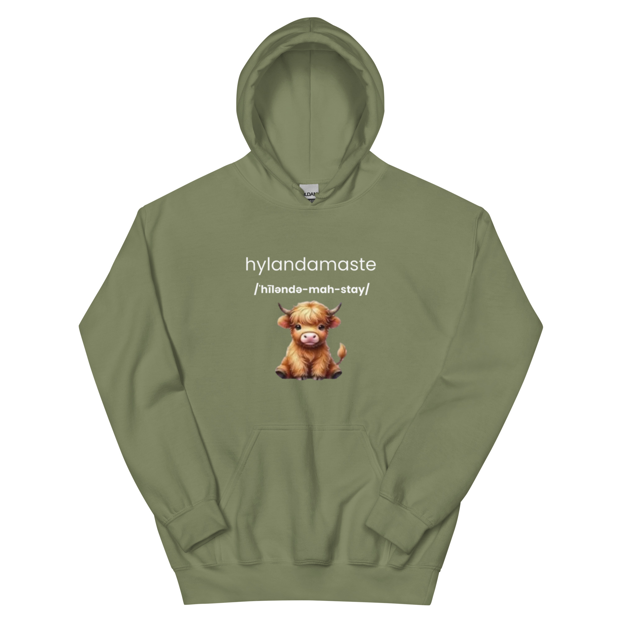 Hylanamaste Yoga Inspired Namaste Unisex Hoodie - Image 15