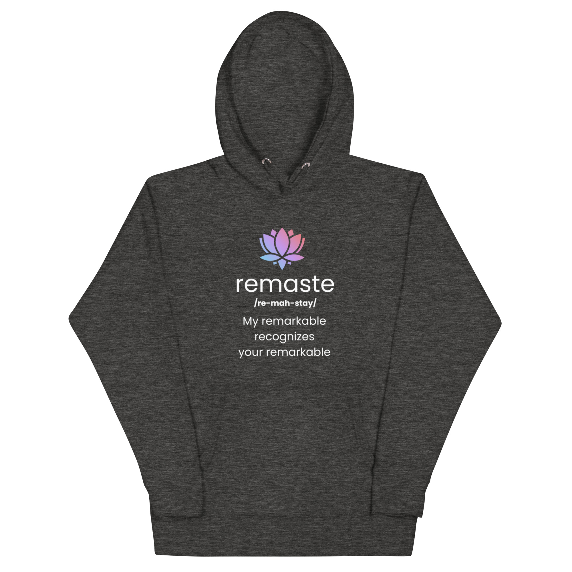 Remaste - Remarkable Recognition - Novelty Gift Yoga Inspired - Unisex Hoodie - Image 4