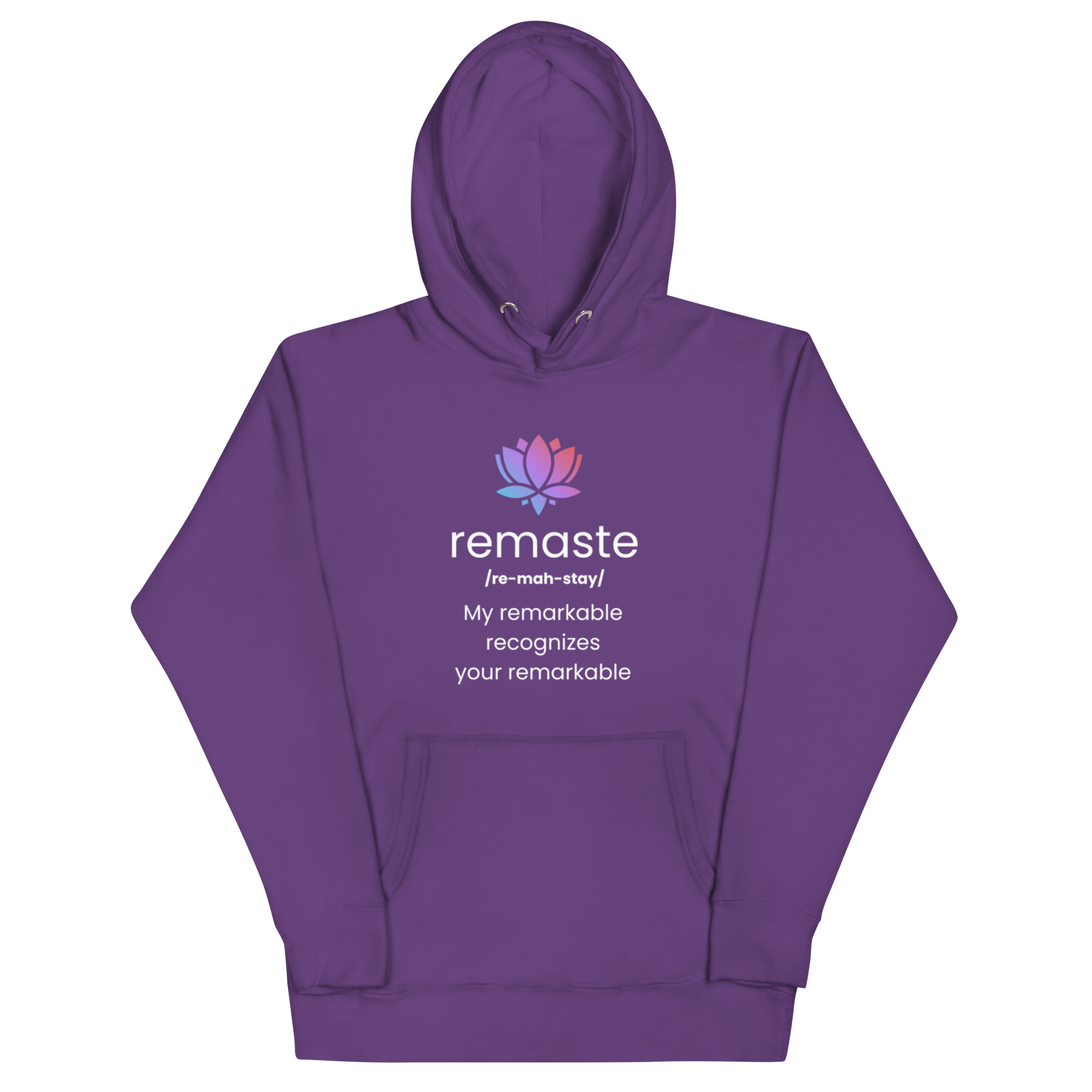 Remaste - Remarkable Recognition - Novelty Gift Yoga Inspired - Unisex Hoodie - Image 7