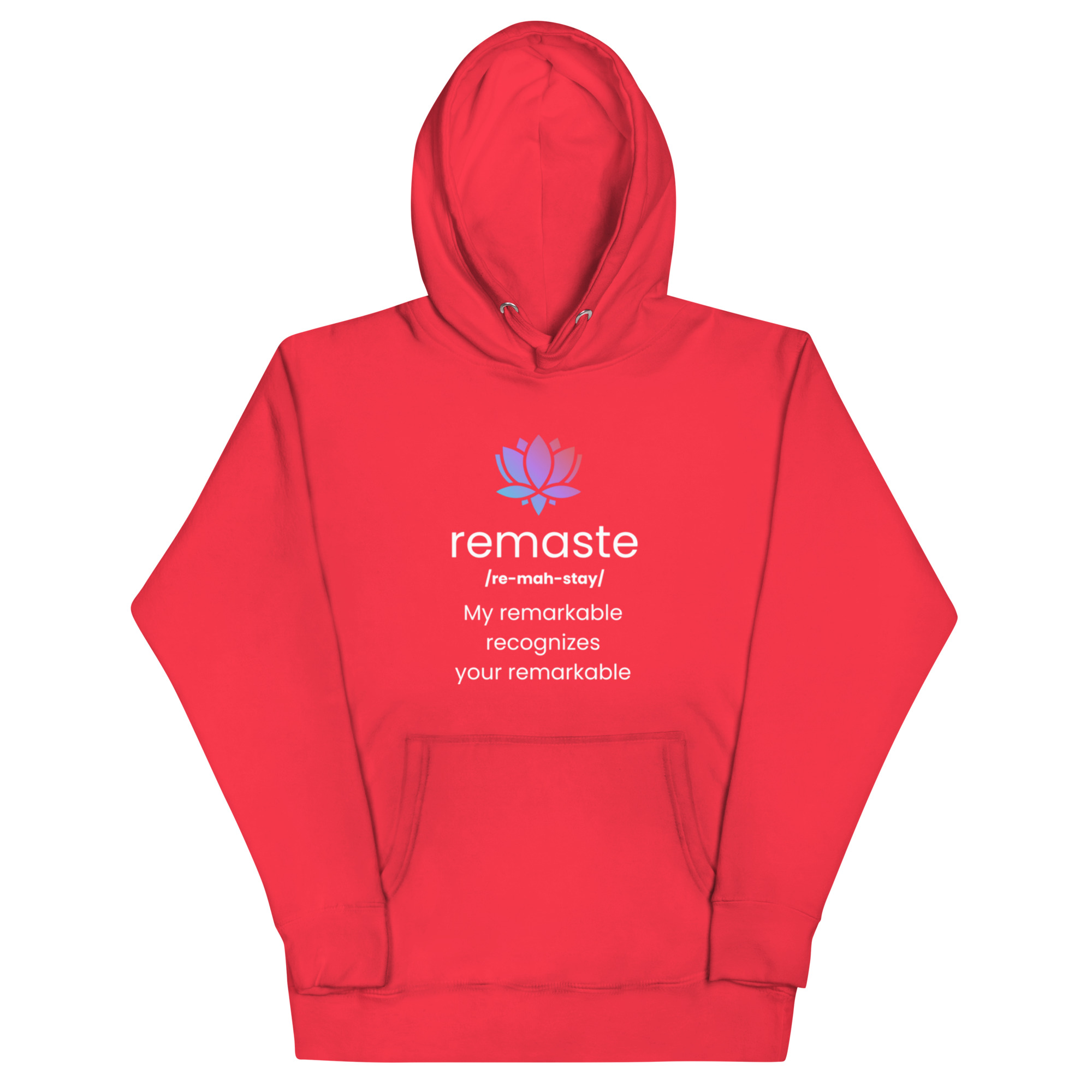 Remaste - Remarkable Recognition - Novelty Gift Yoga Inspired - Unisex Hoodie - Image 9