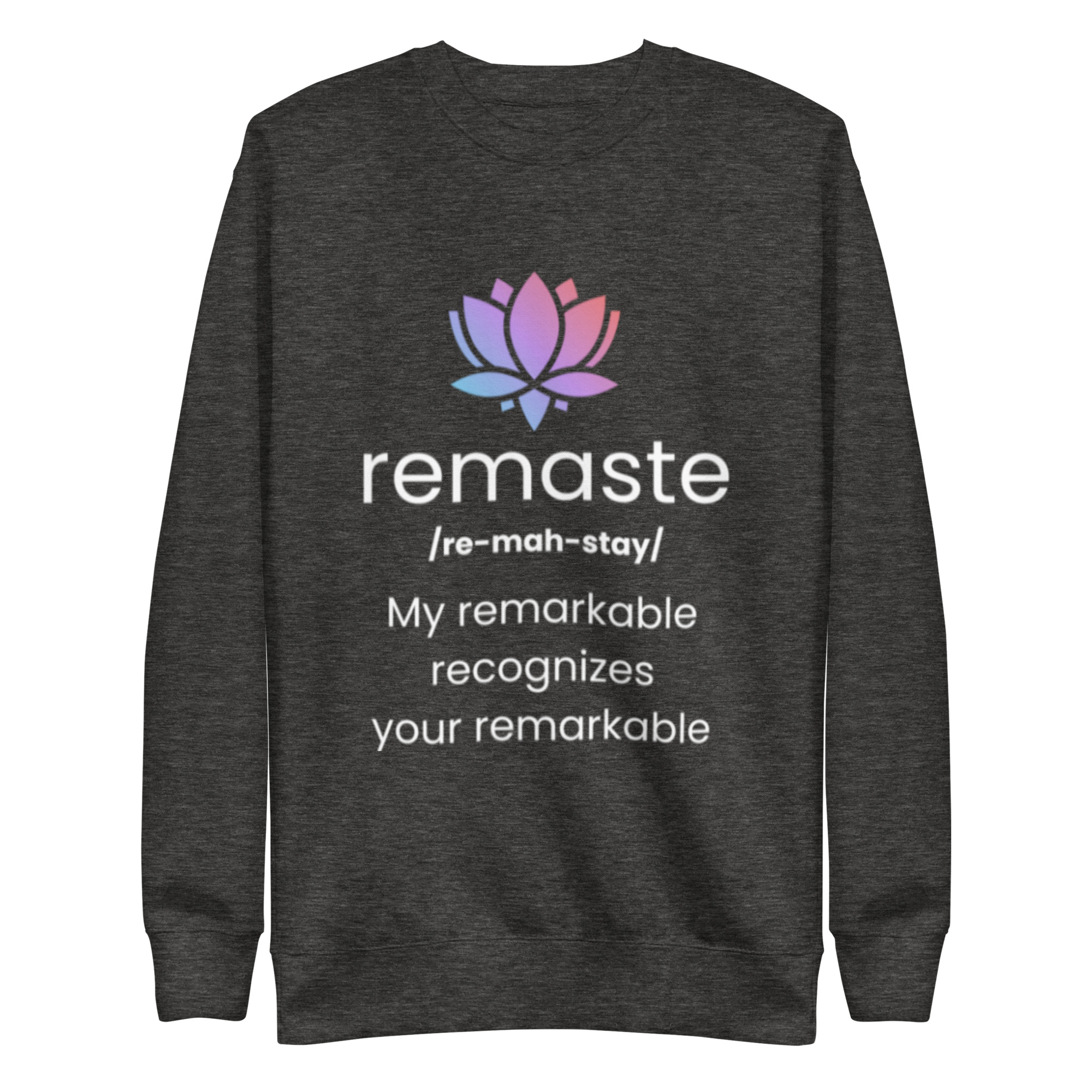 Remaste - Remarkable Recognition - Unisex Premium Sweatshirt - Image 4