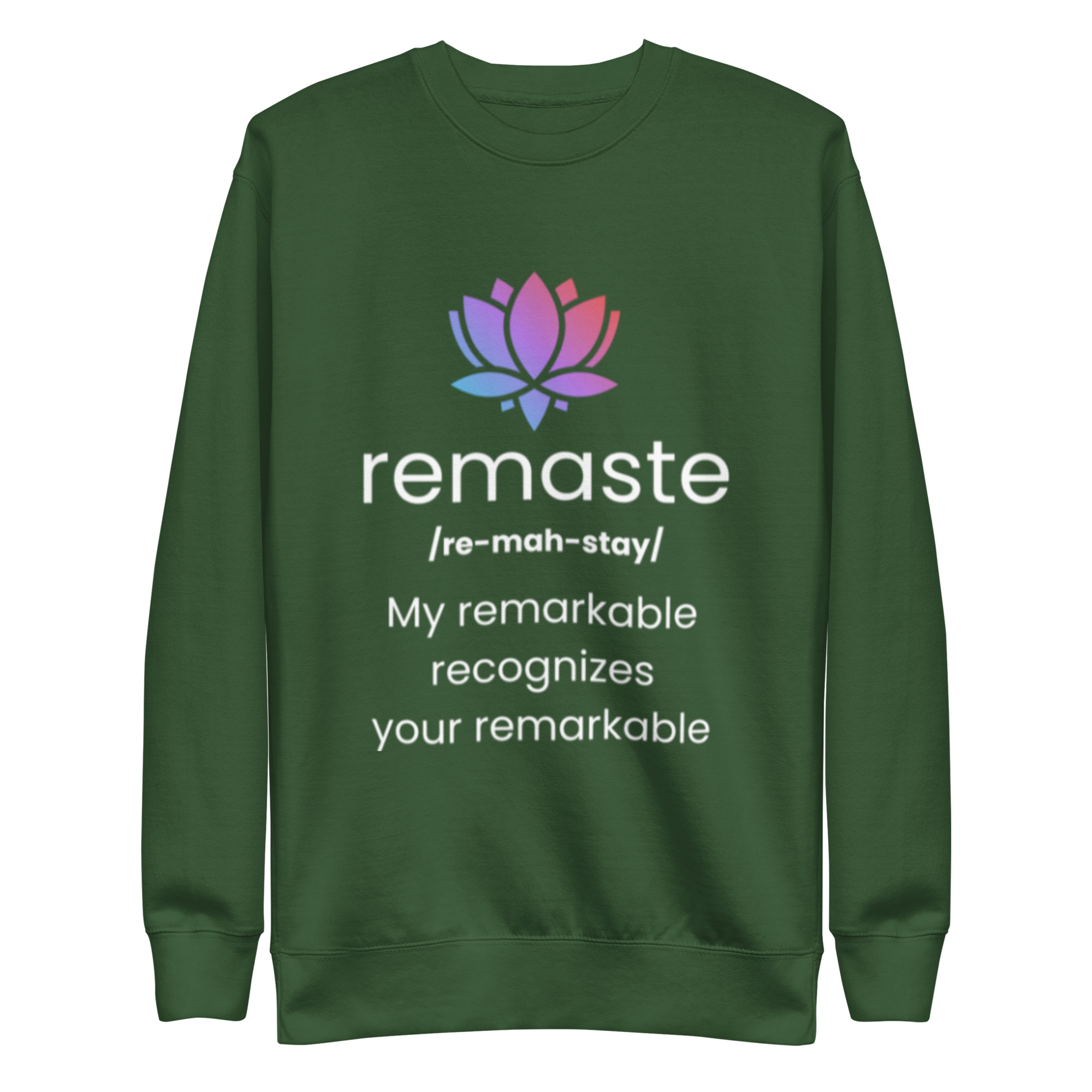 Remaste - Remarkable Recognition - Unisex Premium Sweatshirt - Image 7