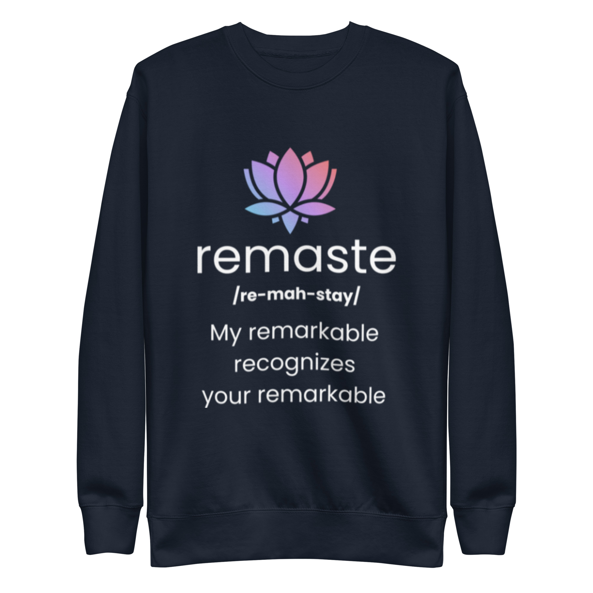 Remaste - Remarkable Recognition - Unisex Premium Sweatshirt - Image 2