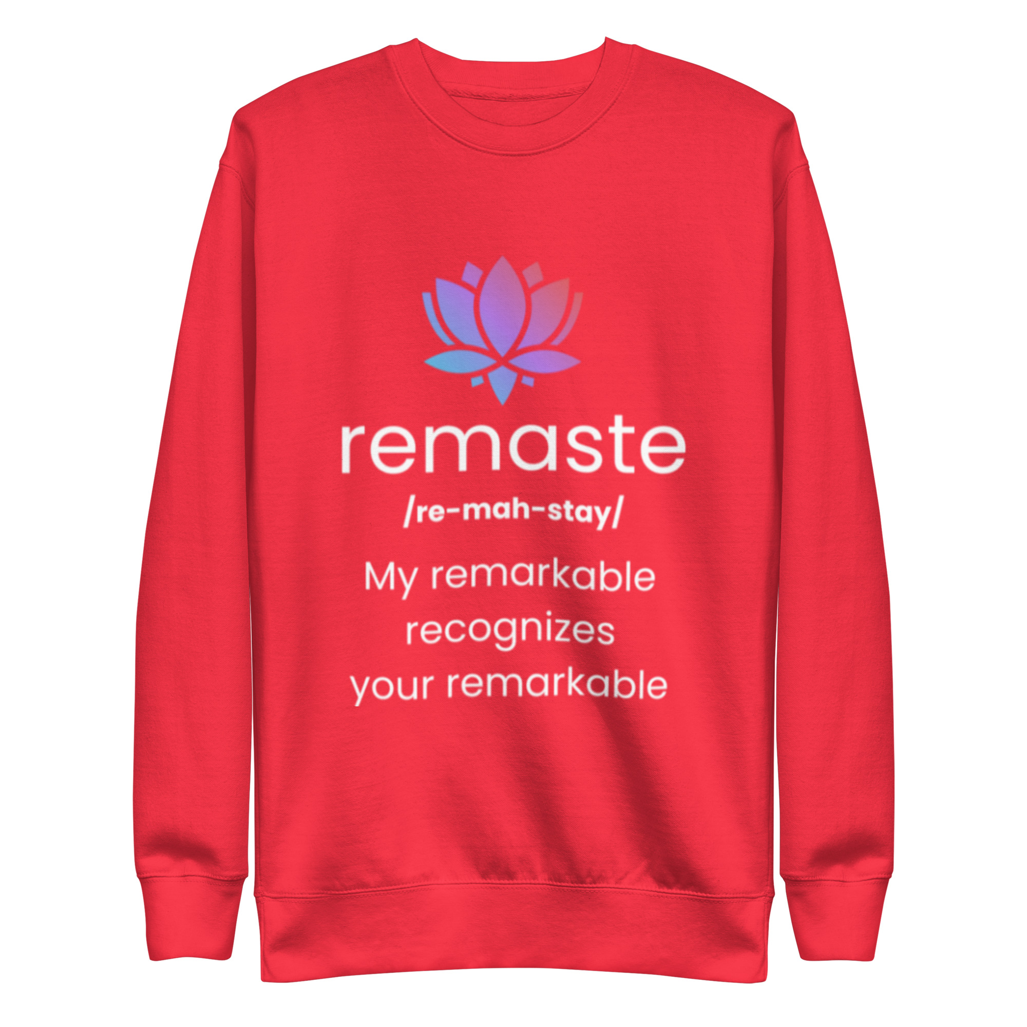 Remaste - Remarkable Recognition - Unisex Premium Sweatshirt - Image 8