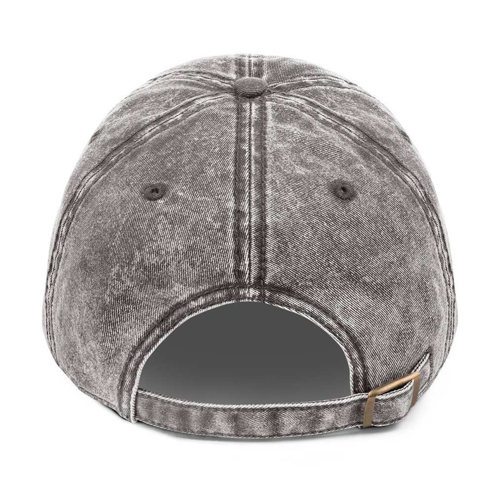 Dachsmaste Dachsund and Yoga Inspired Hat - Vintage Cotton Twill Cap - Image 17