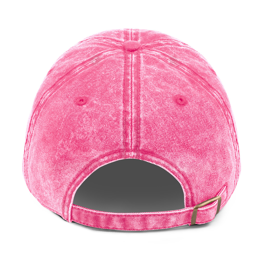 Dachsmaste Dachsund and Yoga Inspired Hat - Vintage Cotton Twill Cap - Image 14