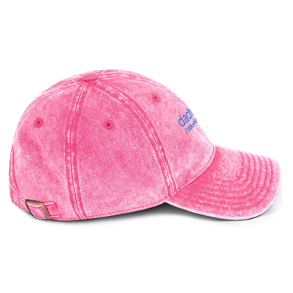 Dachsmaste Dachsund and Yoga Inspired Hat - Vintage Cotton Twill Cap - Image 15