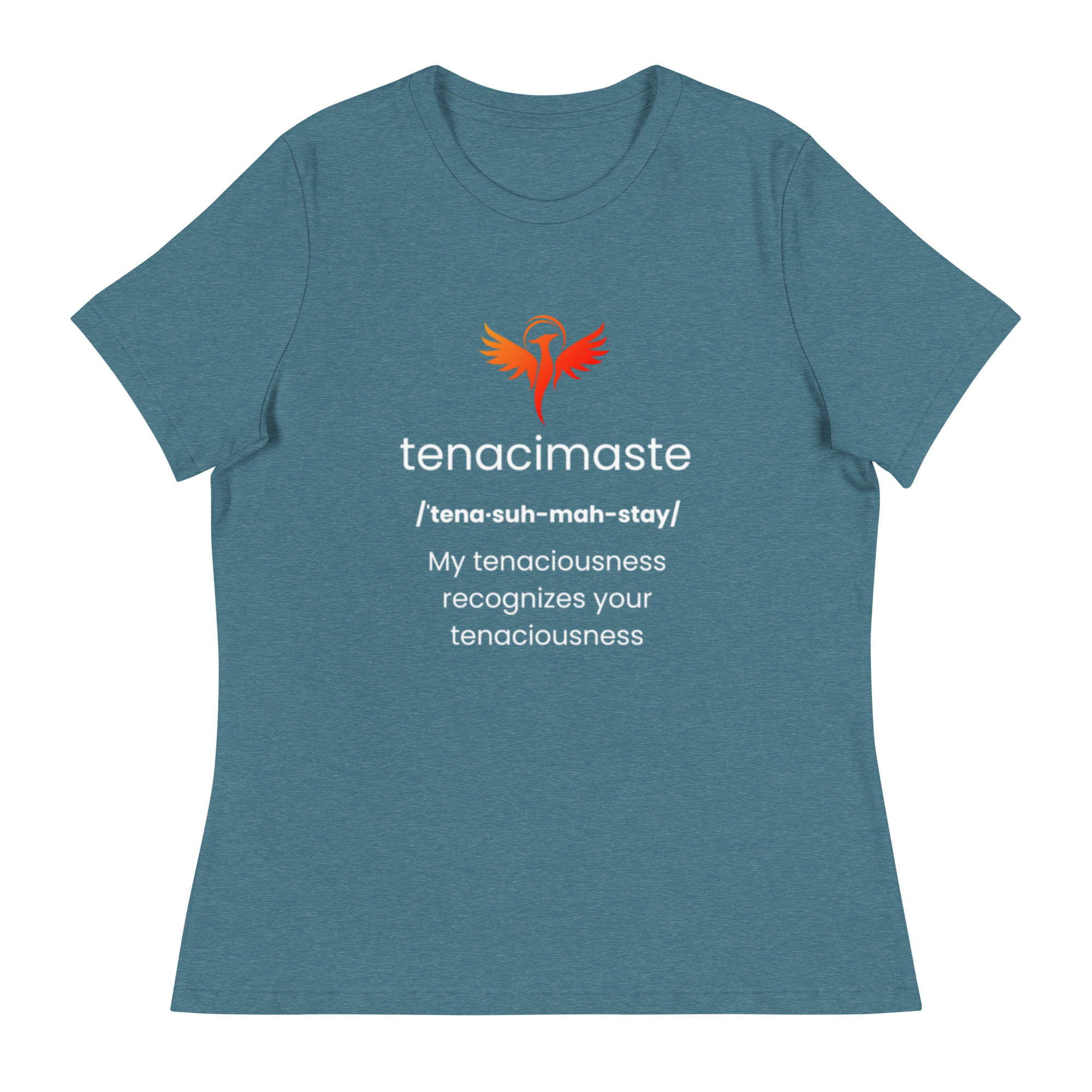 Tenacimaste - Tenacious Zen Yoga Inspired - Women's Relaxed T-Shirt - Image 16