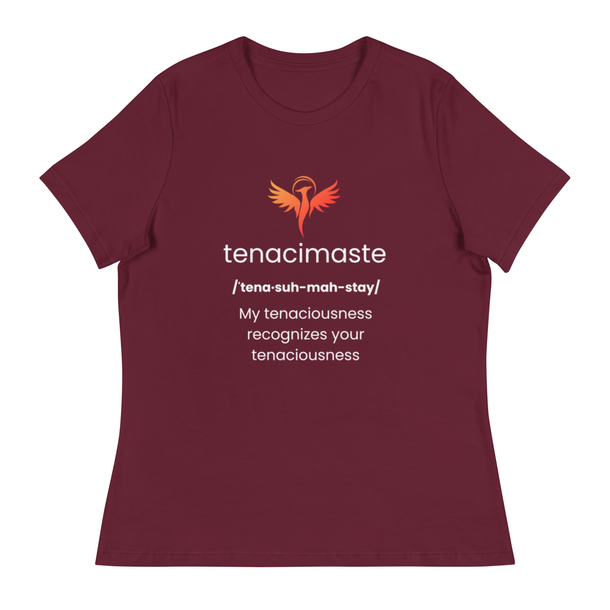 Tenacimaste - Tenacious Zen Yoga Inspired - Women's Relaxed T-Shirt - Image 5
