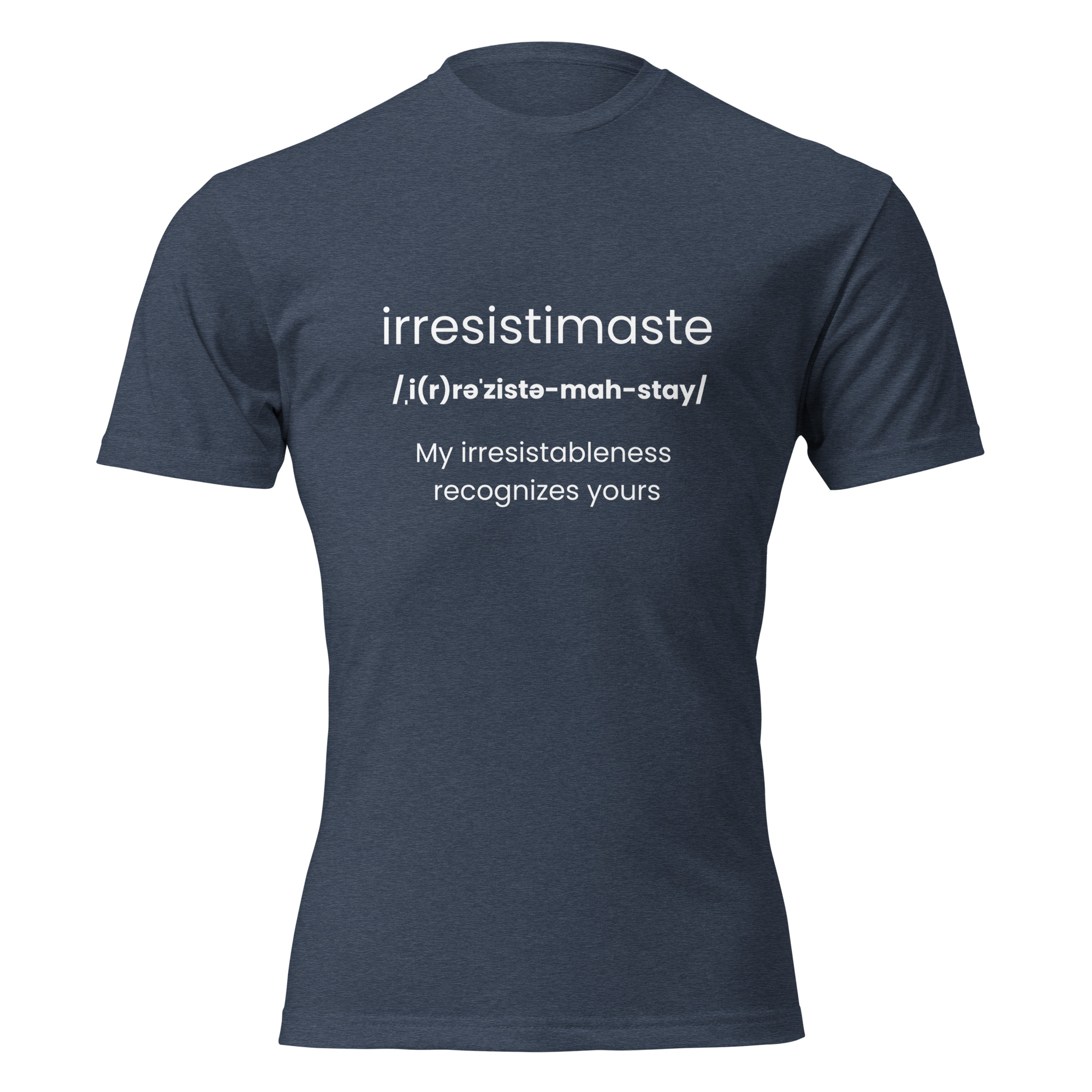 Irresistimaste - Irresistible Namaste Yoga Zen Inspired Unisex Fitted T-Shirt - Next Level 6210 - Image 3