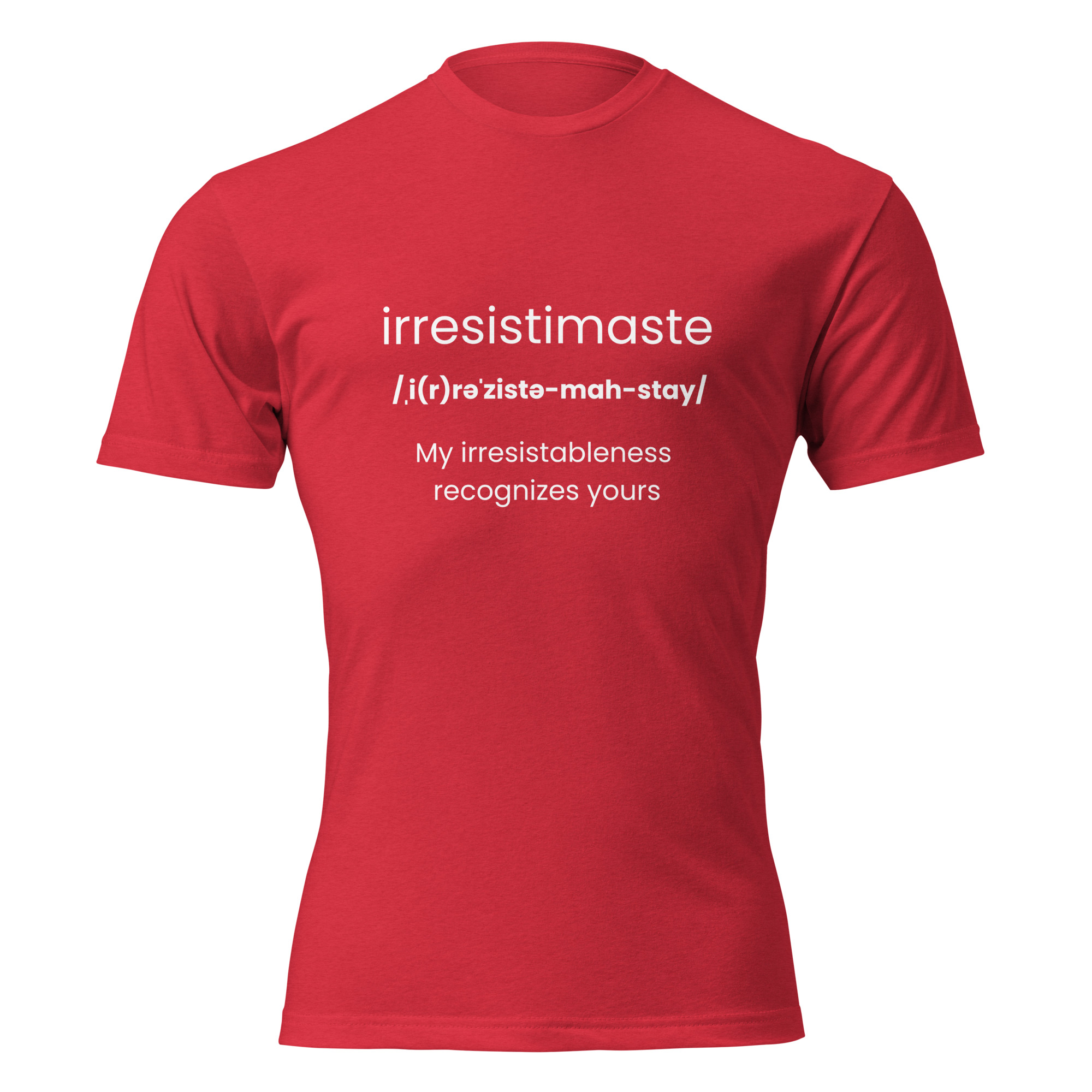 Irresistimaste - Irresistible Namaste Yoga Zen Inspired Unisex Fitted T-Shirt - Next Level 6210 - Image 5