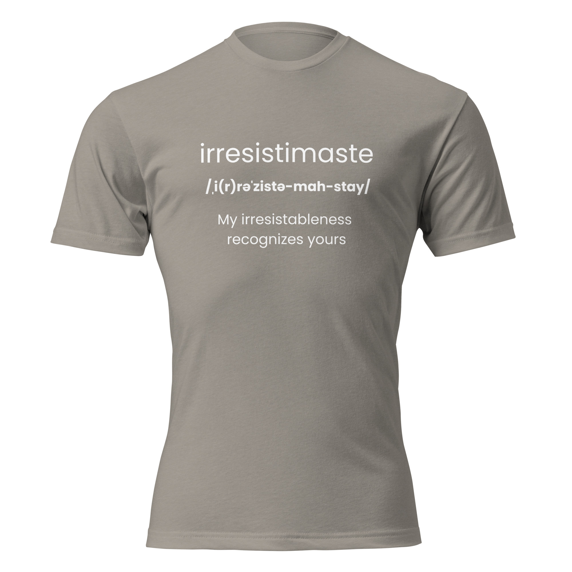 Irresistible Recognition! Irresistimaste Namaste Yoga Zen Inspired Unisex Fitted T-Shirt - Next Level 6210 - Image 10