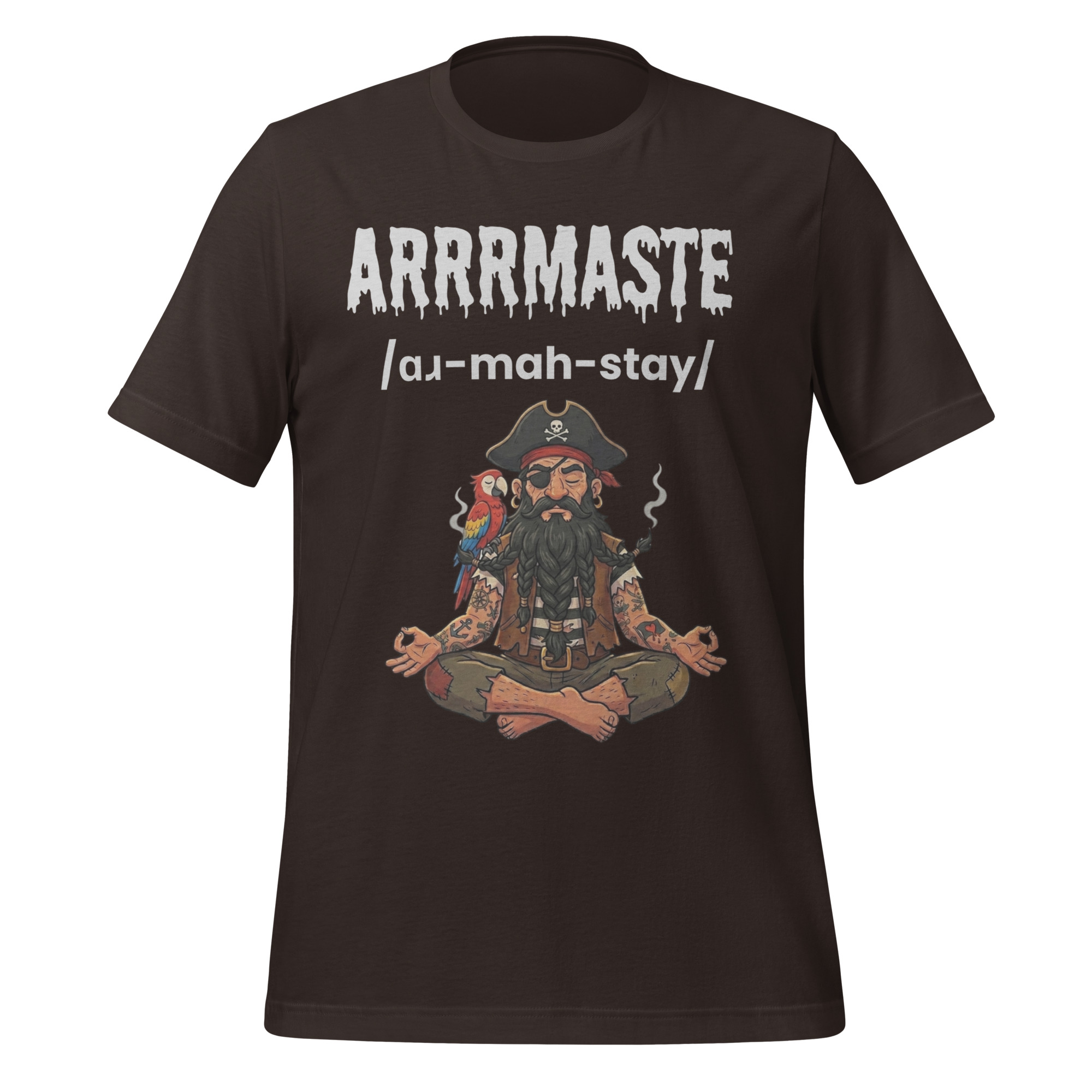 unisex-staple-t-shirt-brown-front-6a3b2224102ee.jpg - My Maste