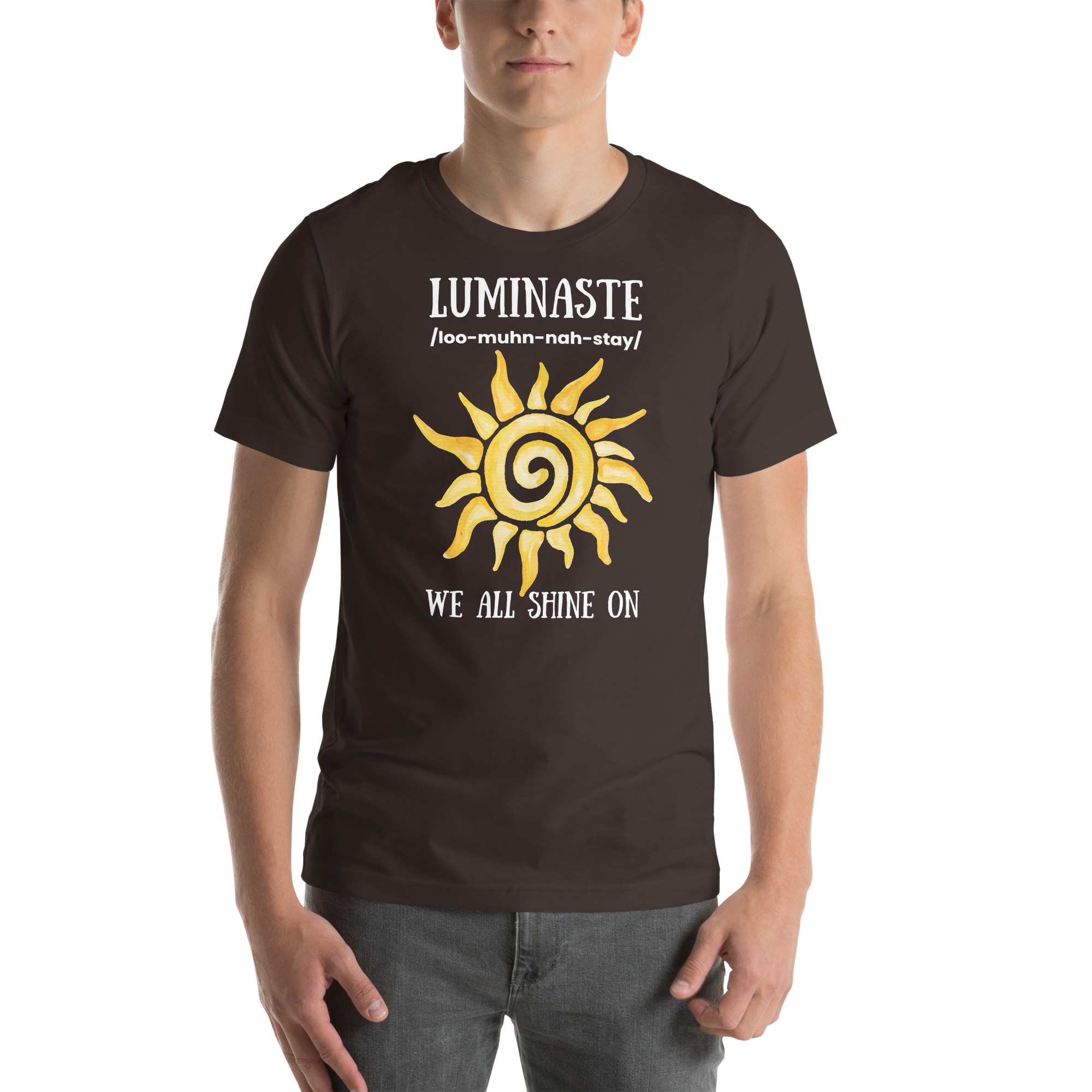unisex-staple-t-shirt-brown-front-6a41d4ba4512c.jpg - My Maste