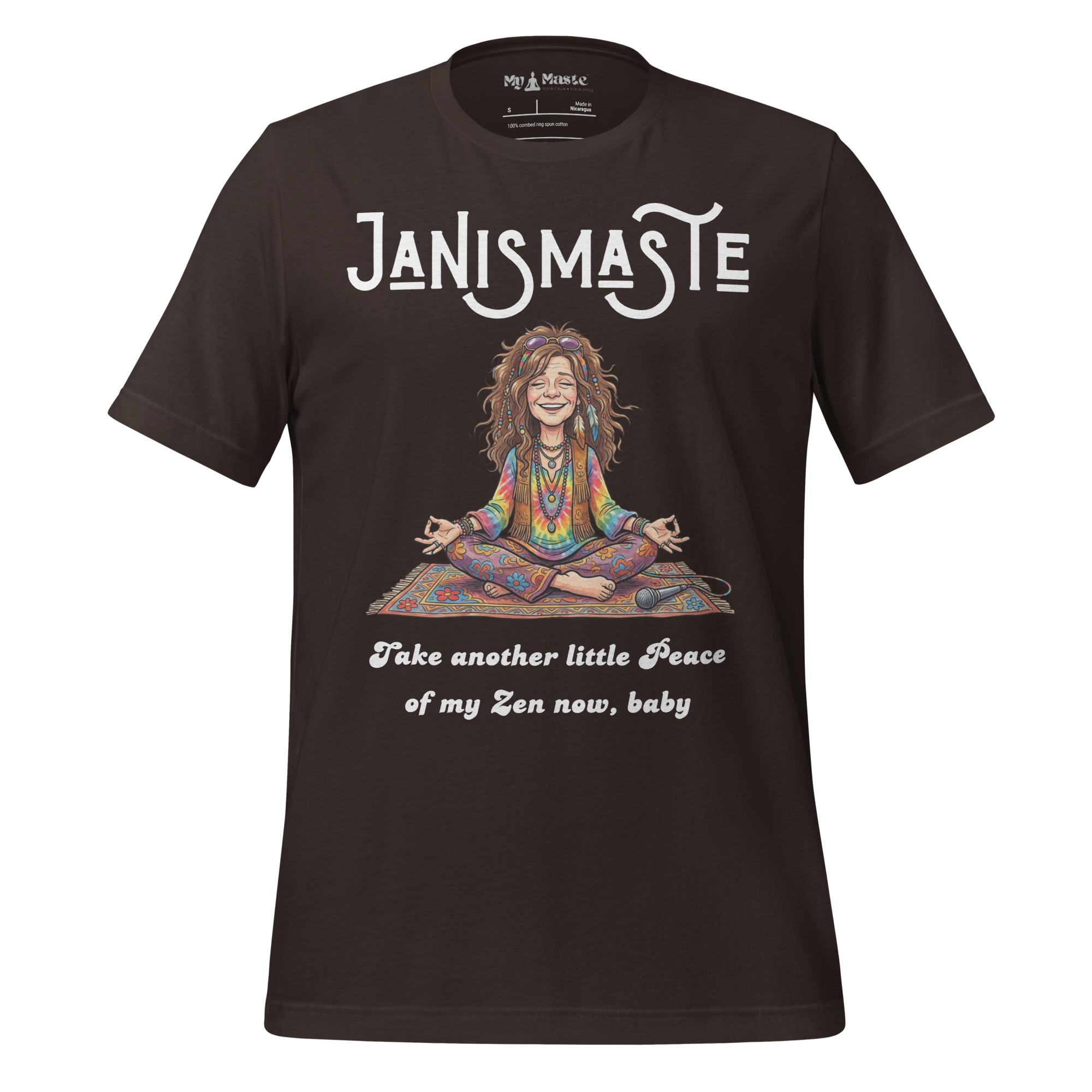 unisex-staple-t-shirt-brown-front-6a447a65f1f27.jpg - My Maste