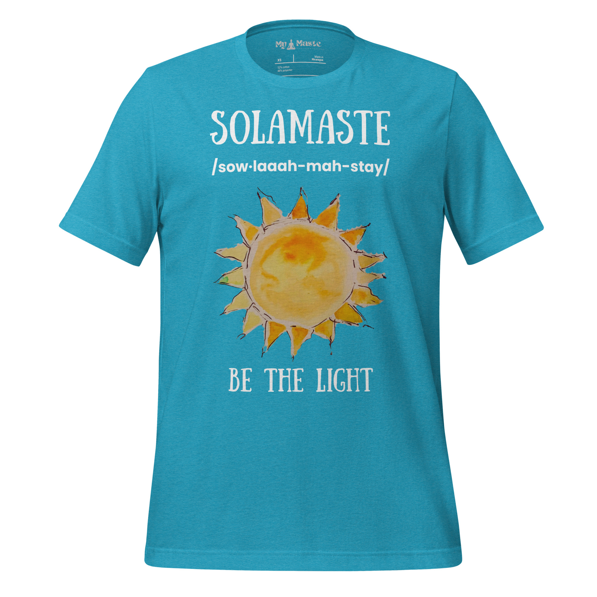 unisex-staple-t-shirt-heather-aqua-front-6a41aafd4e199.jpg - My Maste