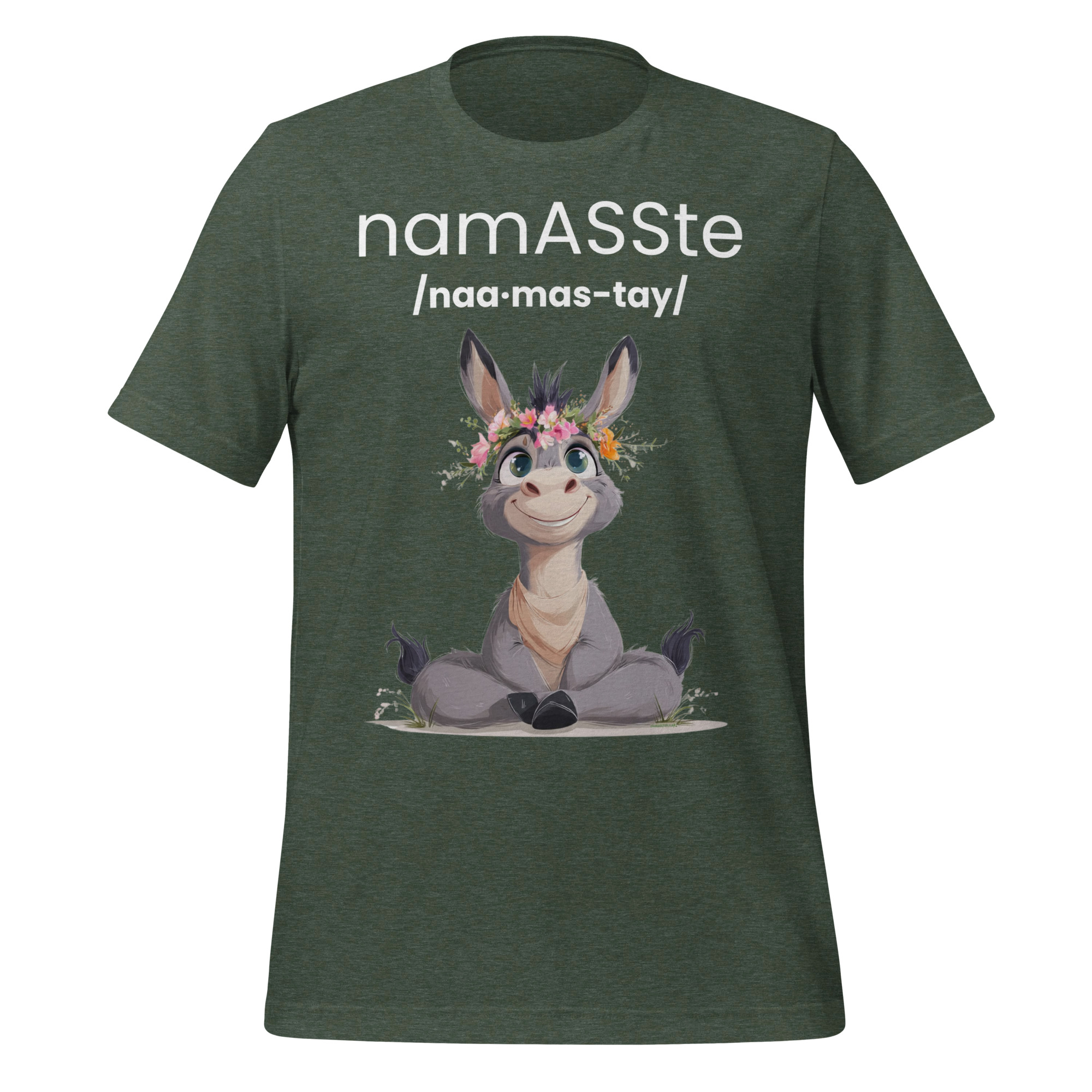 unisex-staple-t-shirt-heather-forest-front-6a3b1fbb69fd5.jpg - My Maste