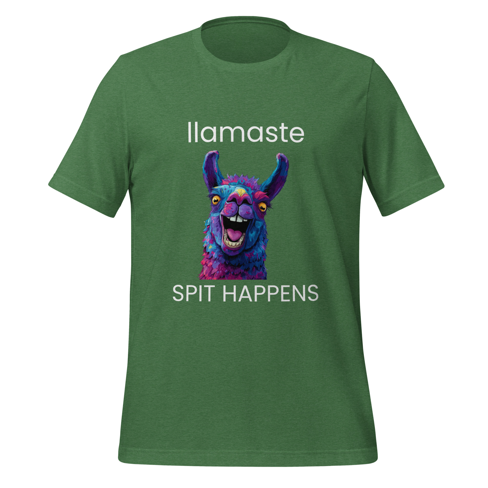 unisex-staple-t-shirt-heather-grass-green-front-6a387d36e3306.jpg - My Maste