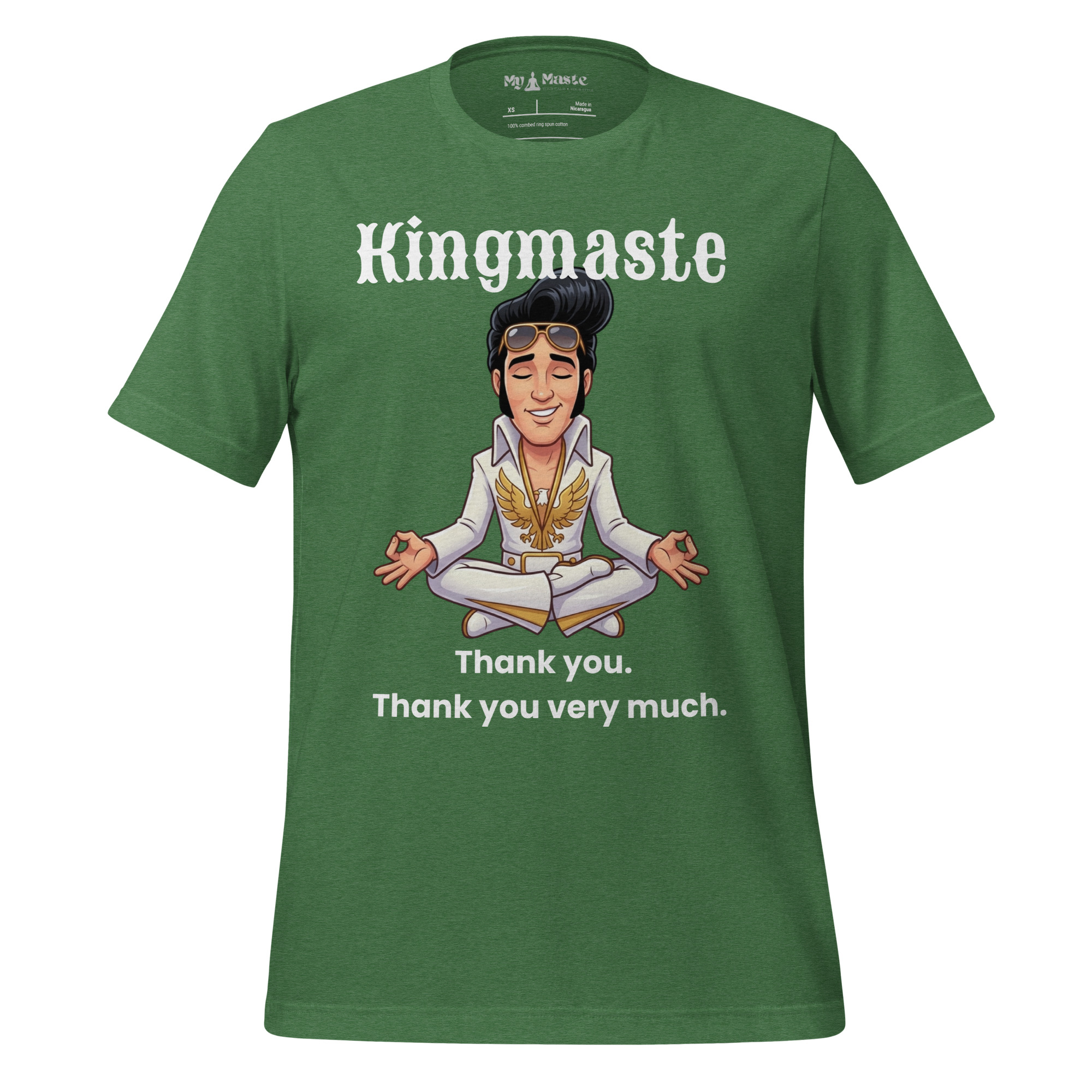 unisex-staple-t-shirt-heather-grass-green-front-6a3b288d76d2c.jpg - My Maste