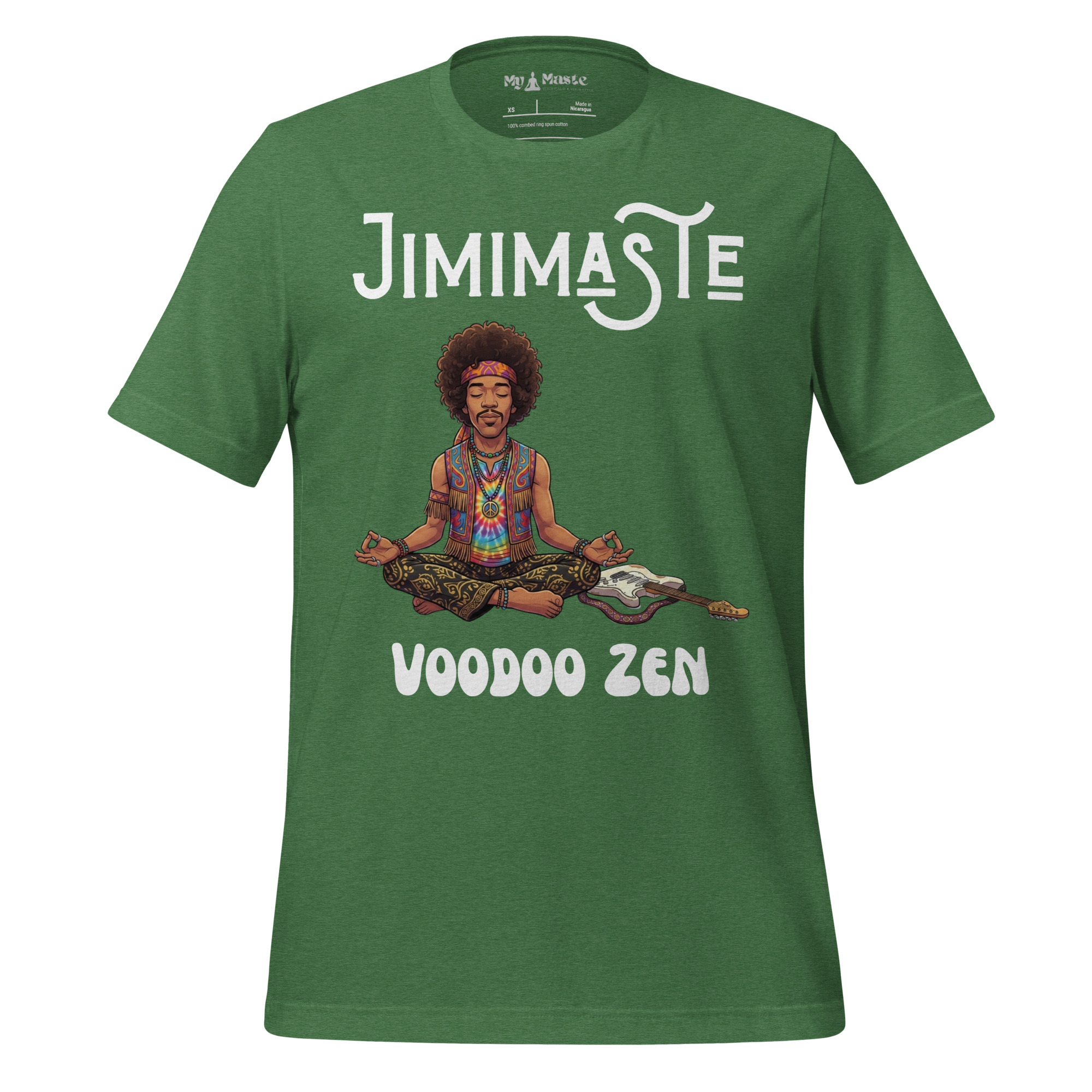unisex-staple-t-shirt-heather-grass-green-front-6a4442a0ae8c5.jpg - My Maste