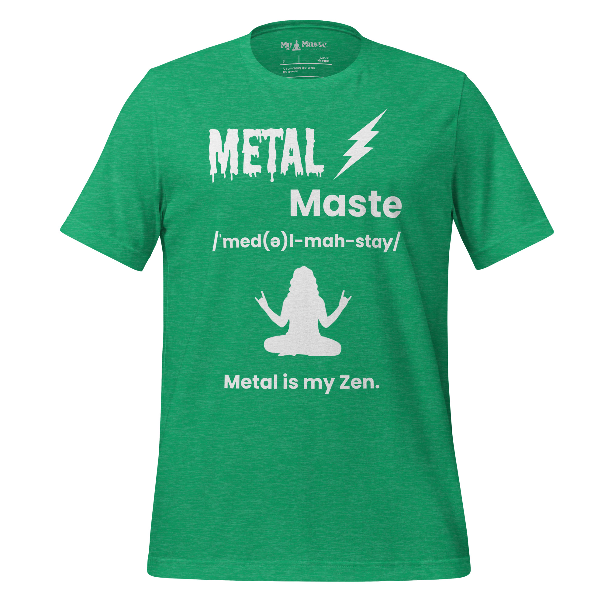 unisex-staple-t-shirt-heather-kelly-front-6a42f3fd7b612.jpg - My Maste