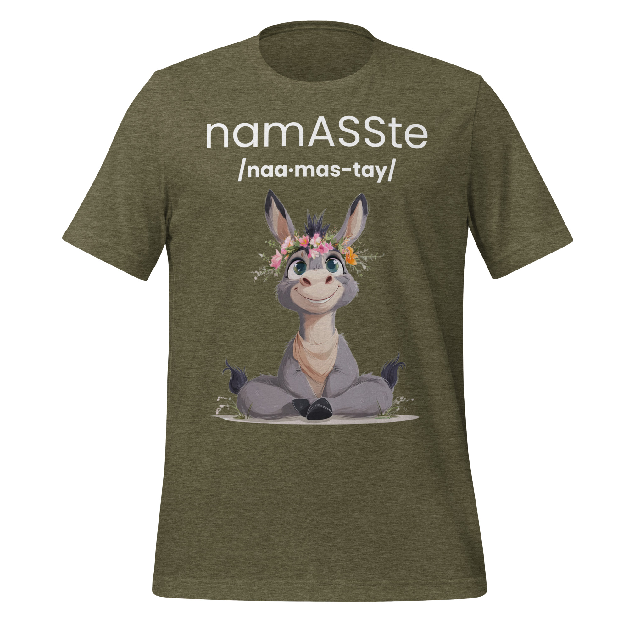 unisex-staple-t-shirt-heather-olive-front-6a3b1fbb83745.jpg - My Maste