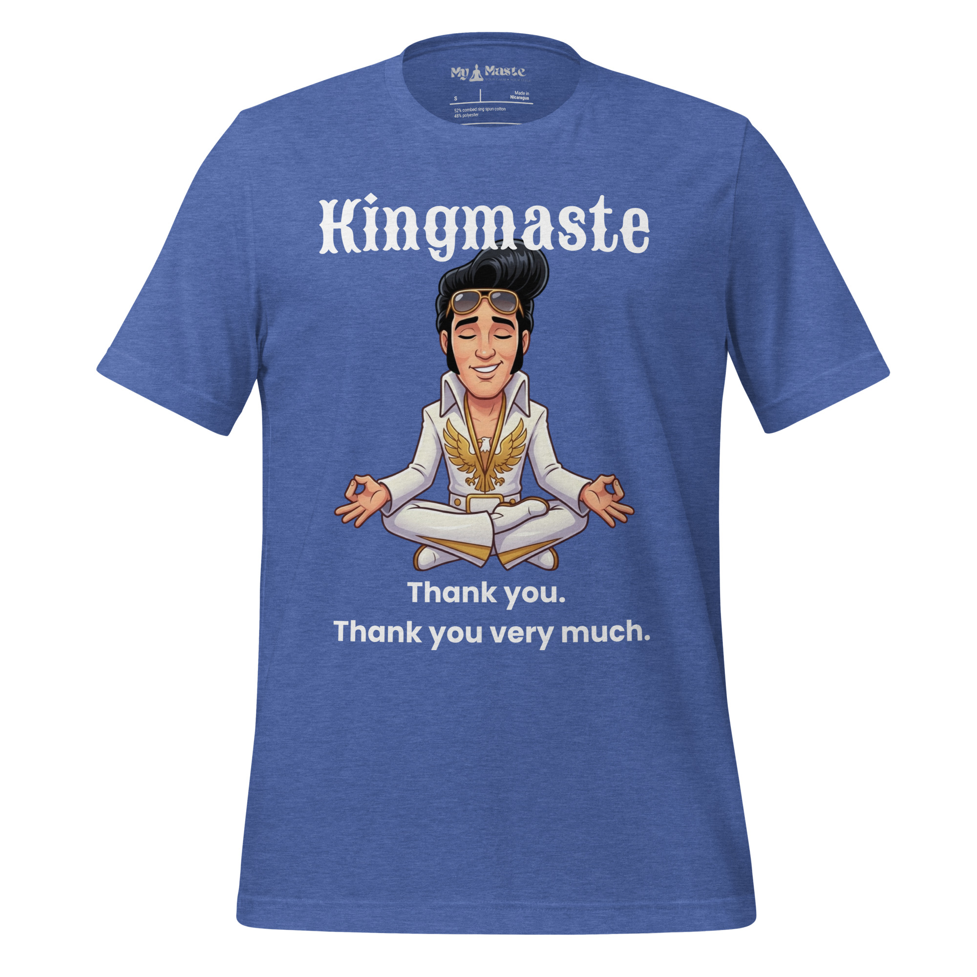 unisex-staple-t-shirt-heather-true-royal-front-6a3b288d8441e.jpg - My Maste