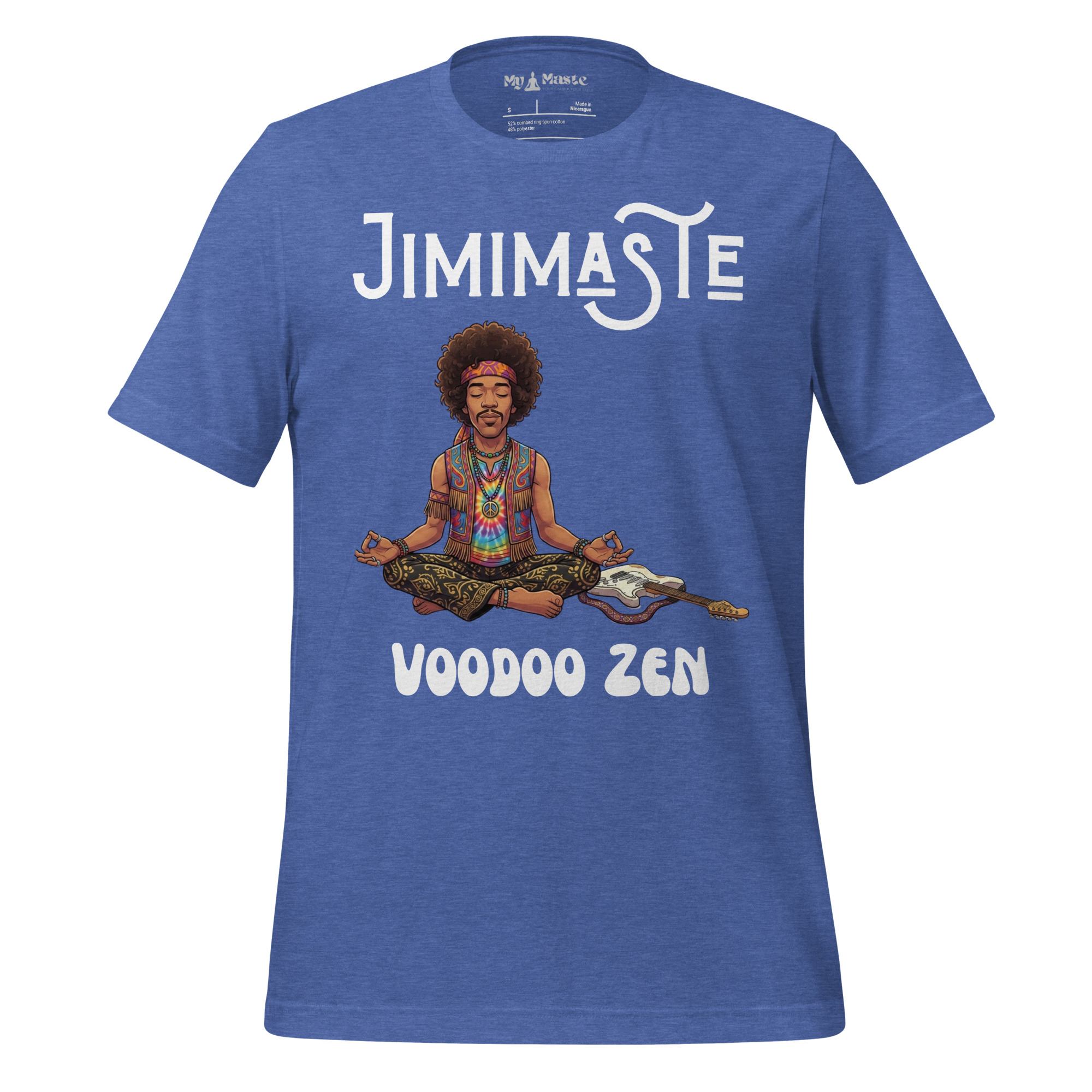 unisex-staple-t-shirt-heather-true-royal-front-6a4442a0bf02b.jpg - My Maste