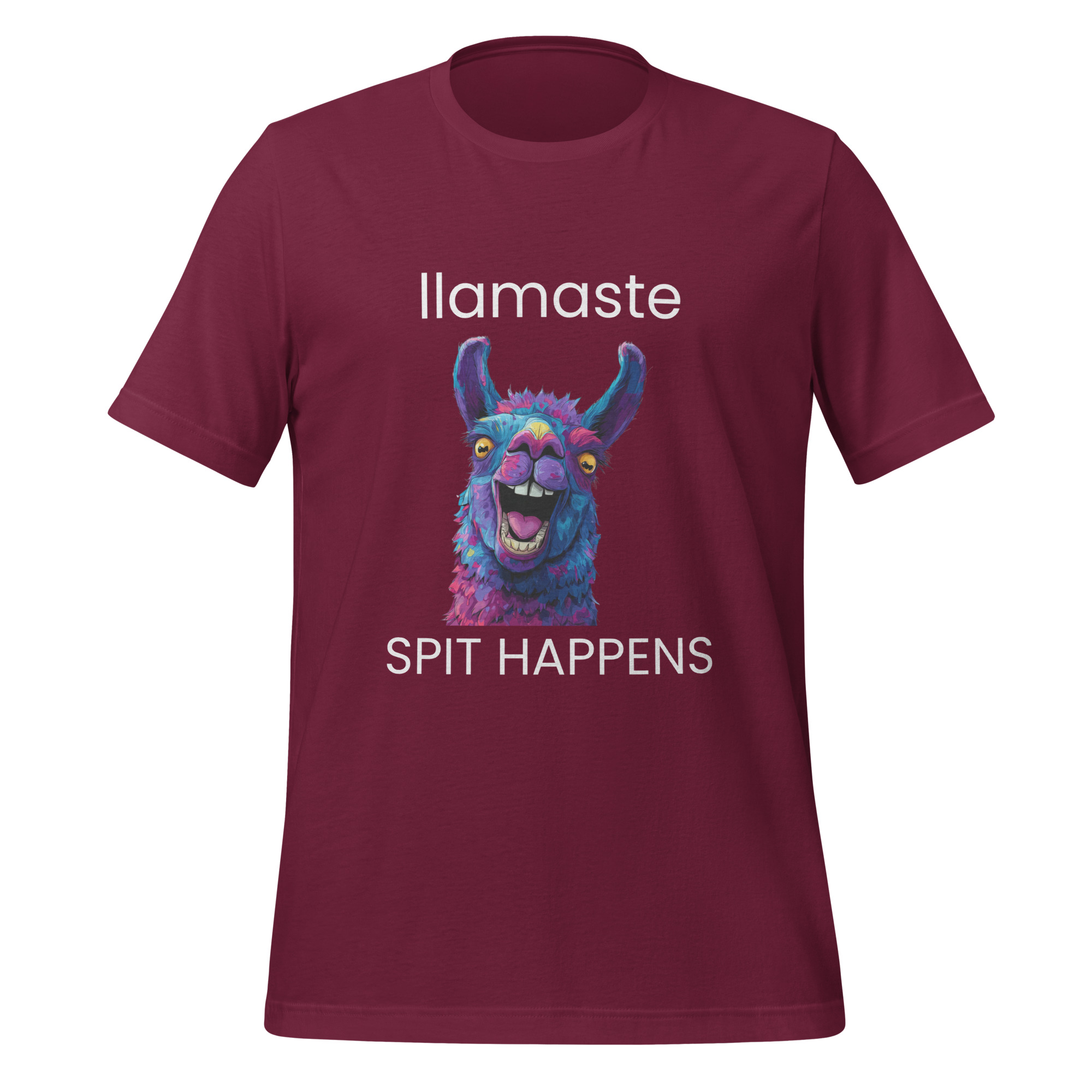unisex-staple-t-shirt-maroon-front-6a387d36ab974.jpg - My Maste