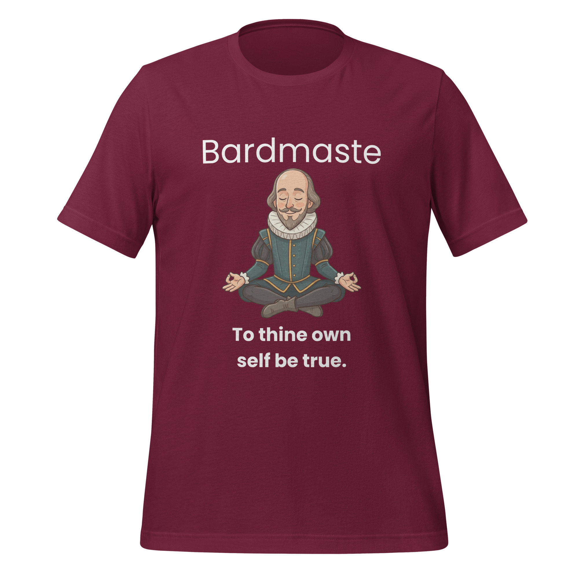 unisex-staple-t-shirt-maroon-front-6a38895577fd8.jpg - My Maste