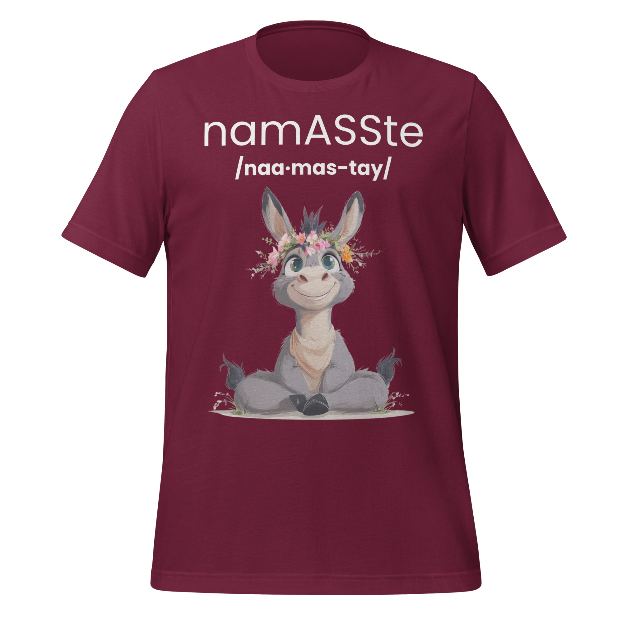 unisex-staple-t-shirt-maroon-front-6a3b1fbb4c75c.jpg - My Maste
