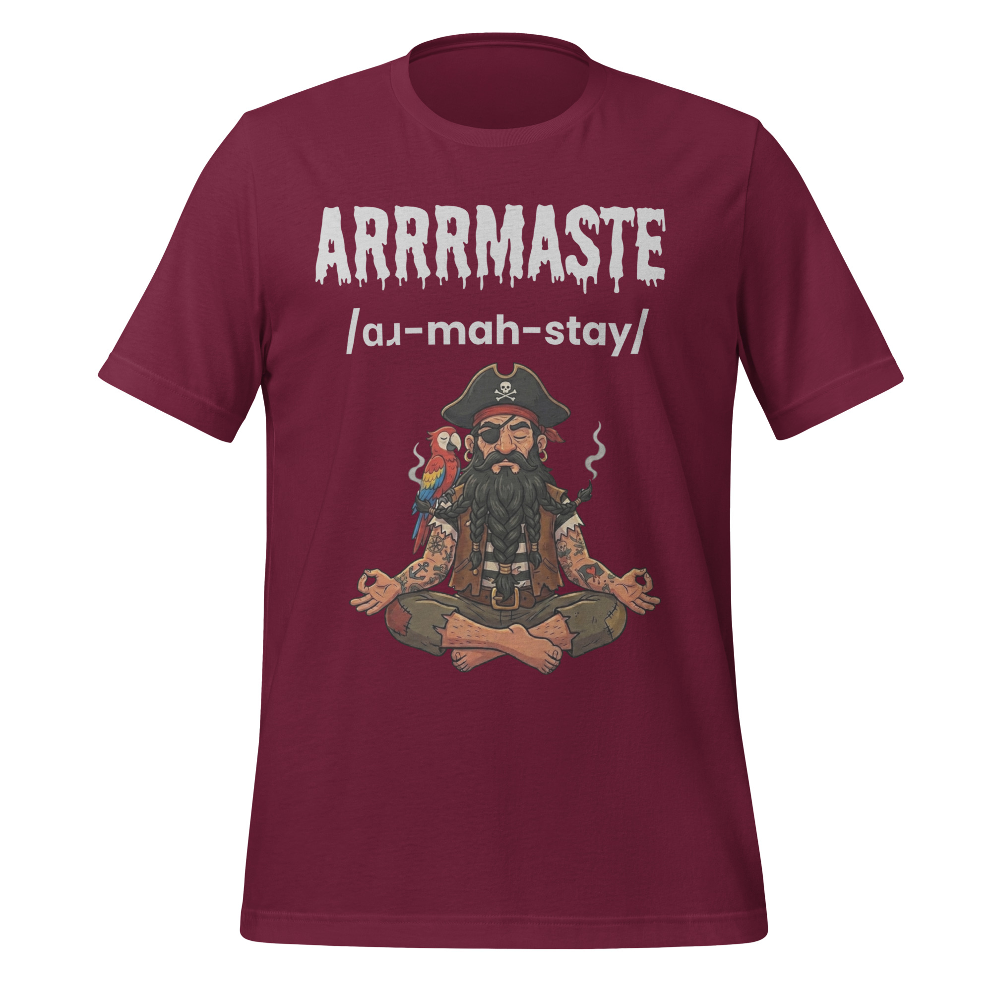 unisex-staple-t-shirt-maroon-front-6a3b22241a3ca.jpg - My Maste