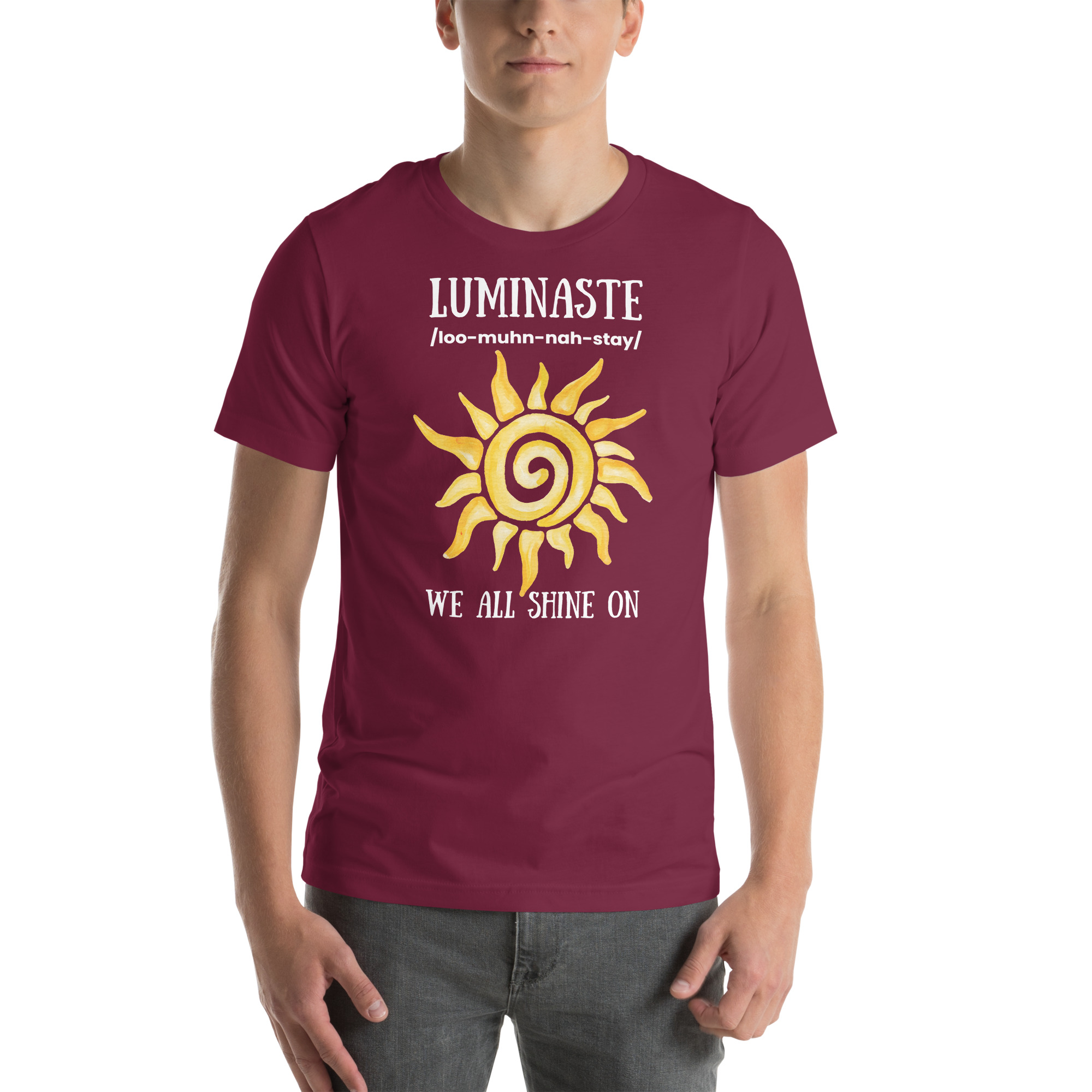 unisex-staple-t-shirt-maroon-front-6a41d4ba4ce1a.jpg - My Maste