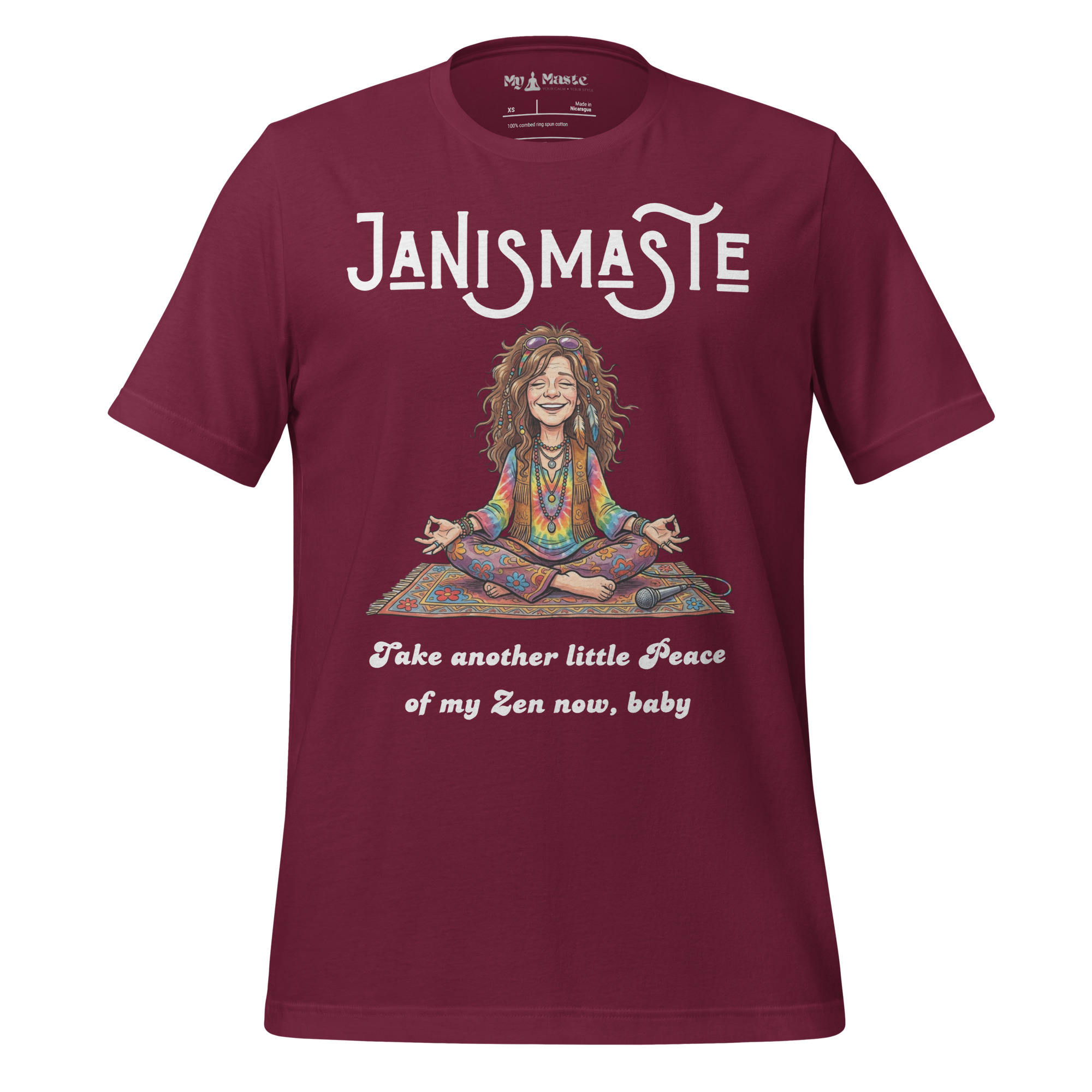 unisex-staple-t-shirt-maroon-front-6a447a662460a.jpg - My Maste