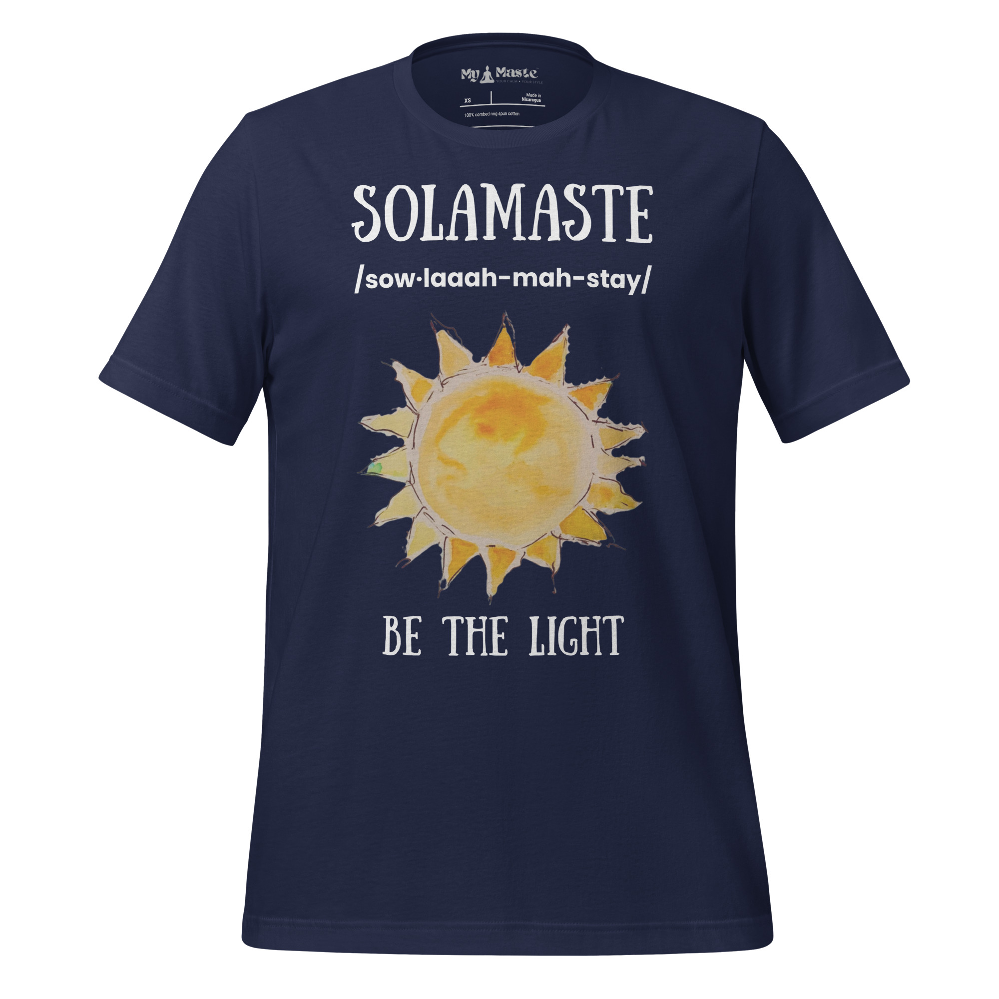 unisex-staple-t-shirt-navy-front-6a41aafcdf403.jpg - My Maste
