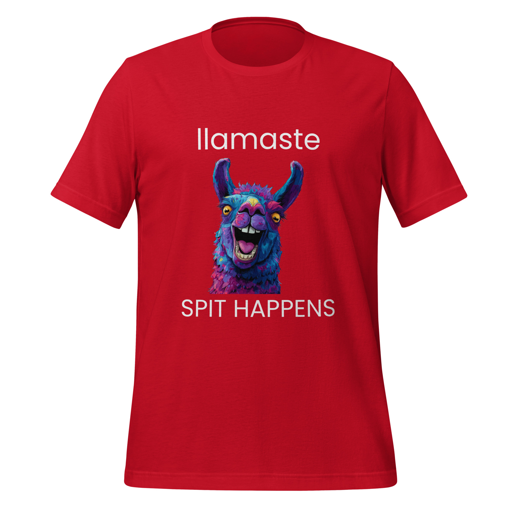 unisex-staple-t-shirt-red-front-6a387d36b6dc9.jpg - My Maste