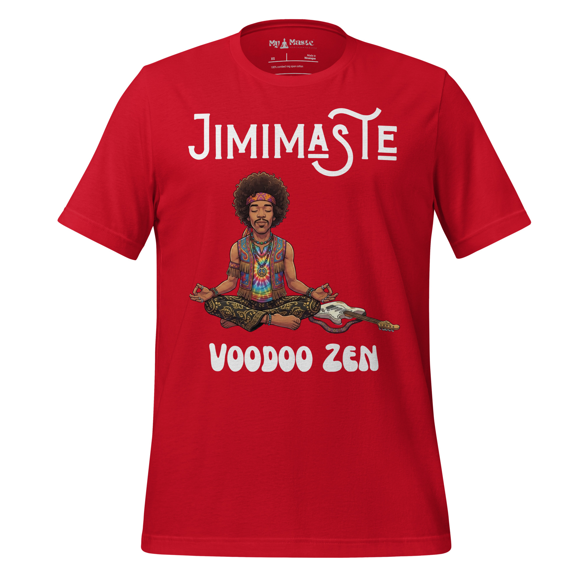unisex-staple-t-shirt-red-front-6a4442a0905d6.jpg - My Maste