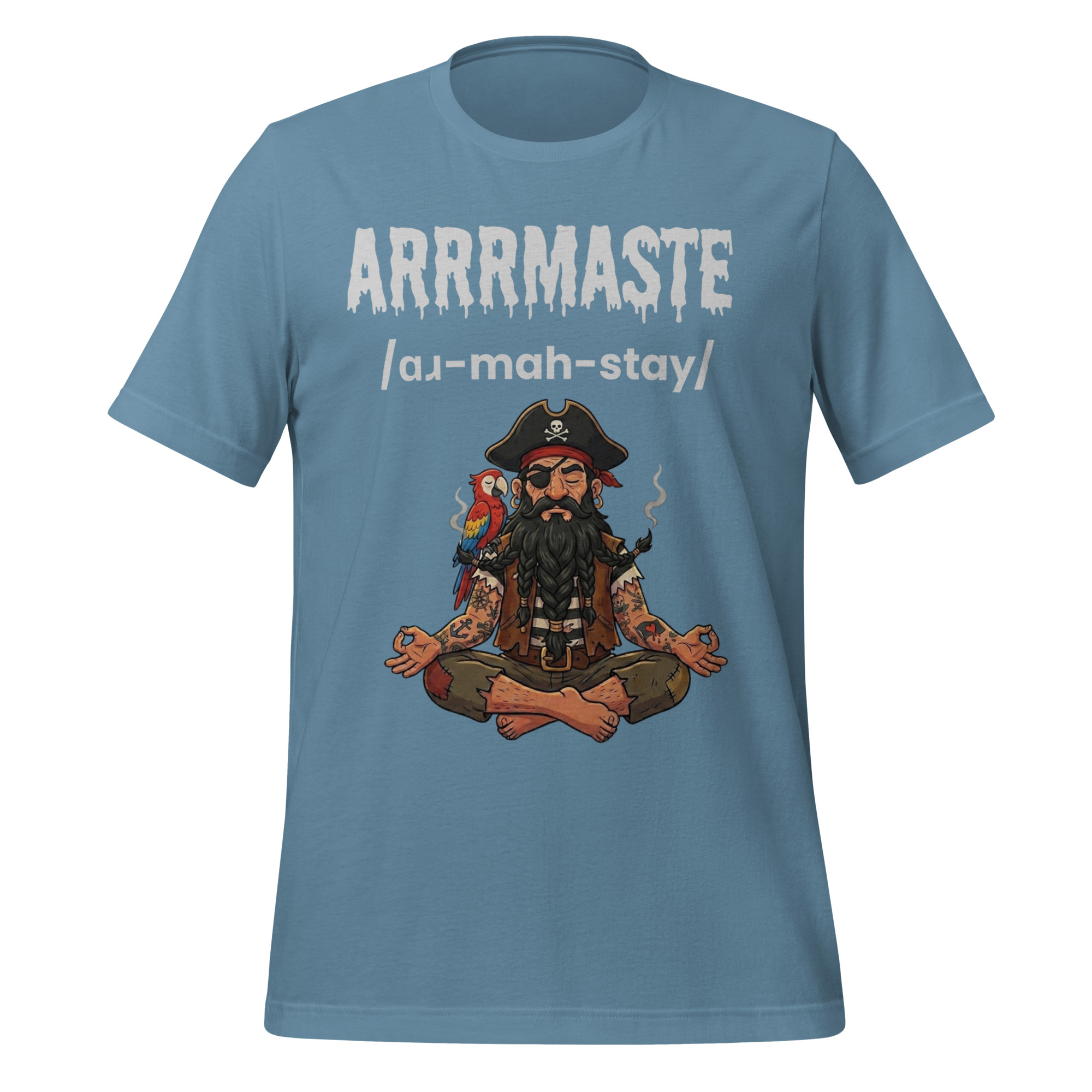 unisex-staple-t-shirt-steel-blue-front-6a3b2224840e2.jpg - My Maste