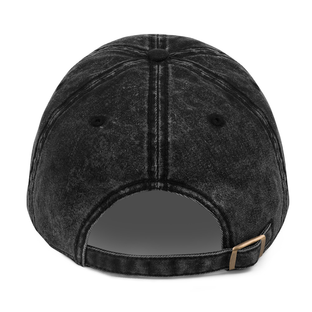 Heavy Metal Rock N Roll Inspired - Yoga Zen Vintage Cotton Twill Cap - Image 2