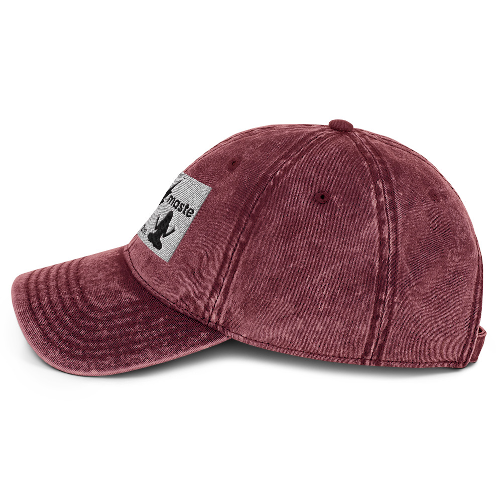 Heavy Metal Rock N Roll Inspired - Yoga Inspired - Zen Vintage Cotton Twill Cap - Image 11
