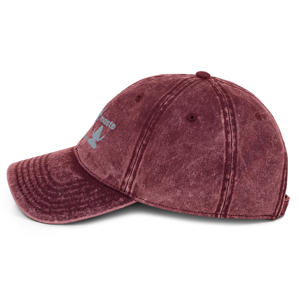 Heavy Metal Rock N Roll Inspired - Yoga Zen Vintage Cotton Twill Cap - Image 11