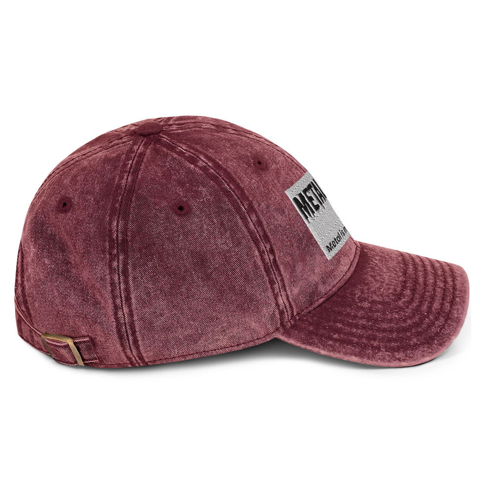 Heavy Metal Rock N Roll Inspired - Yoga Inspired - Zen Vintage Cotton Twill Cap - Image 12