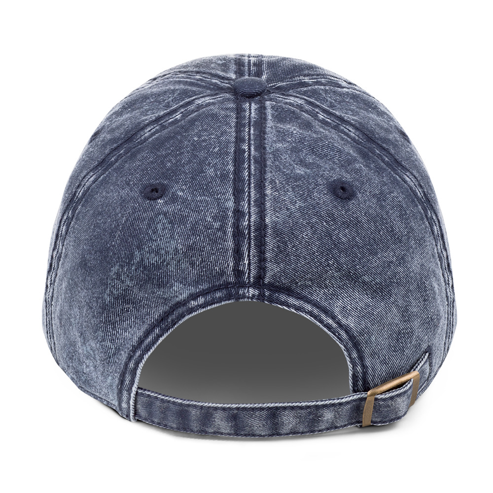 Heavy Metal Rock N Roll Inspired - Yoga Zen Vintage Cotton Twill Cap - Image 6