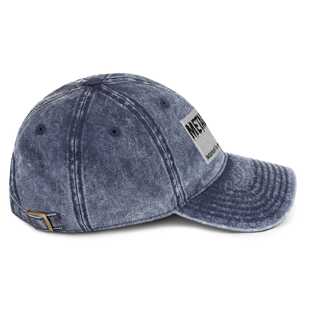 Heavy Metal Rock N Roll Inspired - Yoga Inspired - Zen Vintage Cotton Twill Cap - Image 8