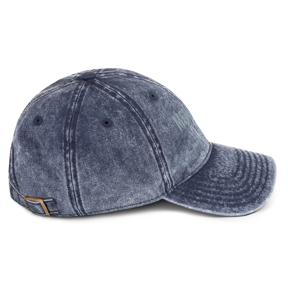 Heavy Metal Rock N Roll Inspired - Yoga Zen Vintage Cotton Twill Cap - Image 8