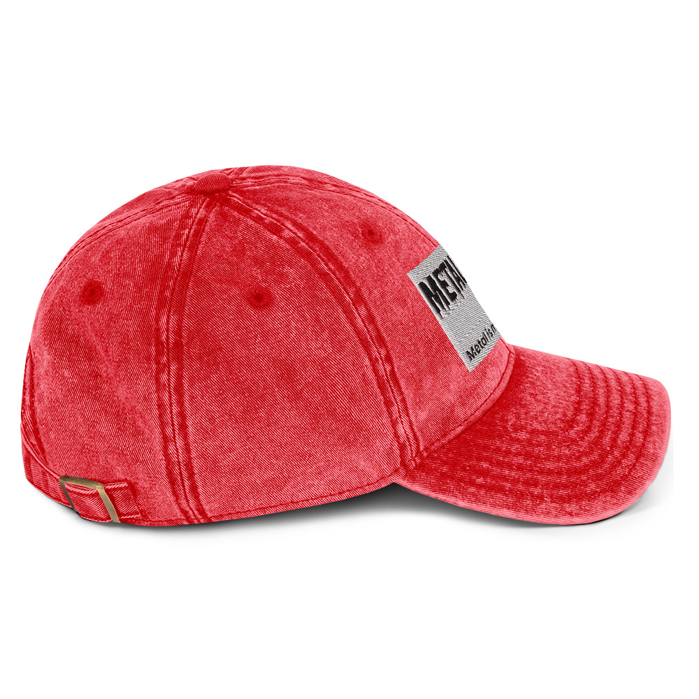 Heavy Metal Rock N Roll Inspired - Yoga Inspired - Zen Vintage Cotton Twill Cap - Image 16