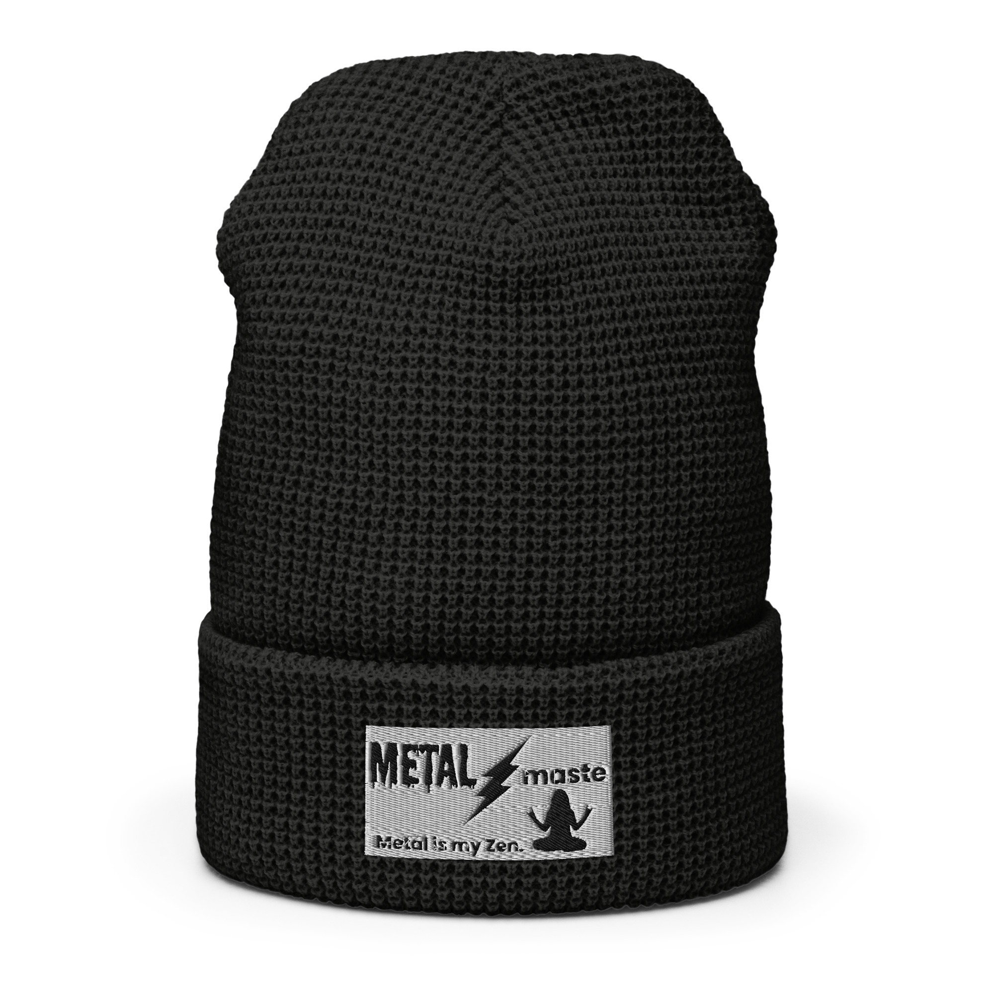 Heavy Metal Rock N Roll Inspired - Yoga Zen Waffle beanie - Image 2